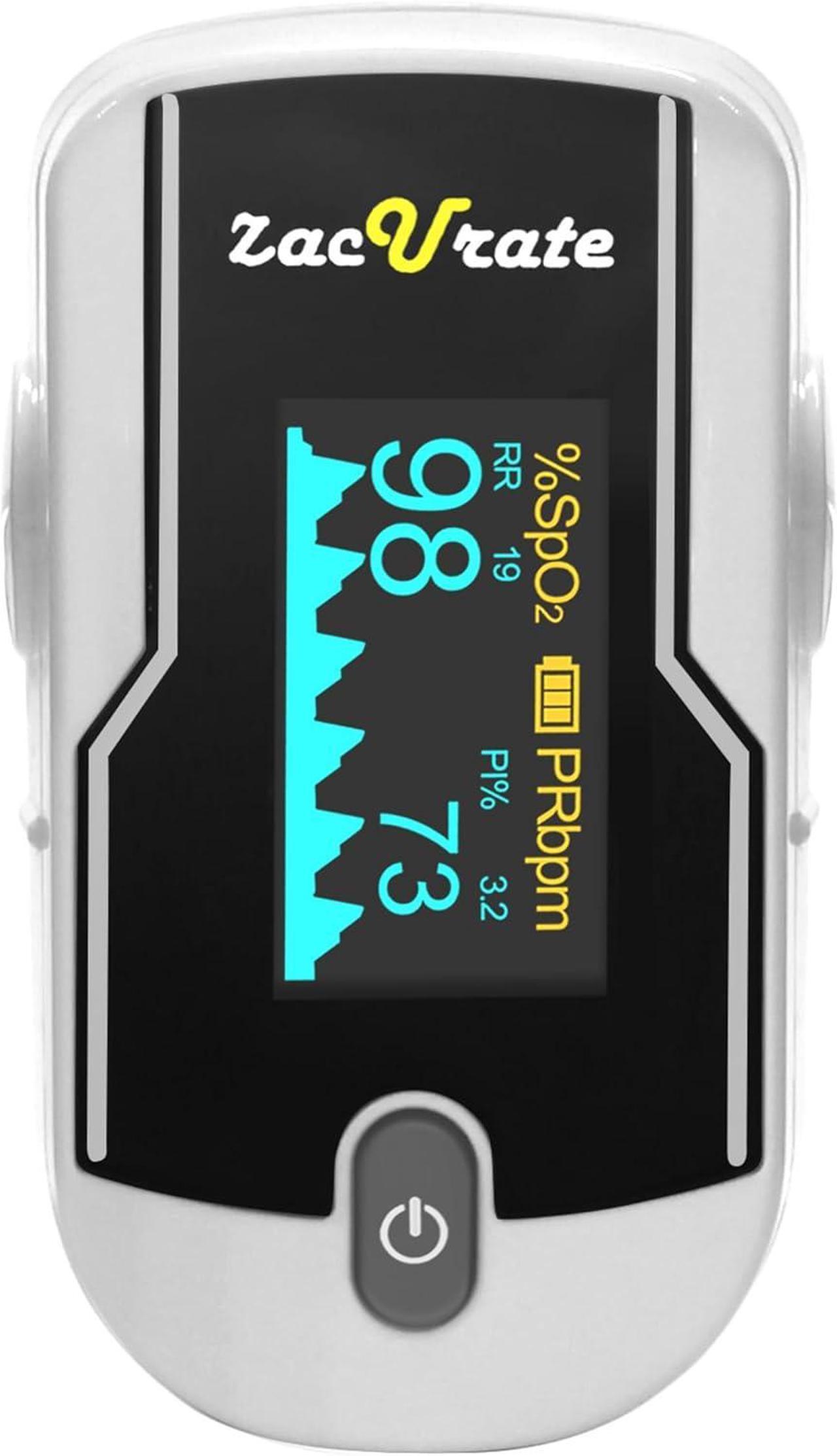Alt view image 5 of 7 - Wireless Bluetooth Fingertip Blood Pulse Oximeter Monitor with FREE App, SpO2, Heart Rate, Plethysmograph, and Perfusion Index Finger Oxygen Sensor Meter