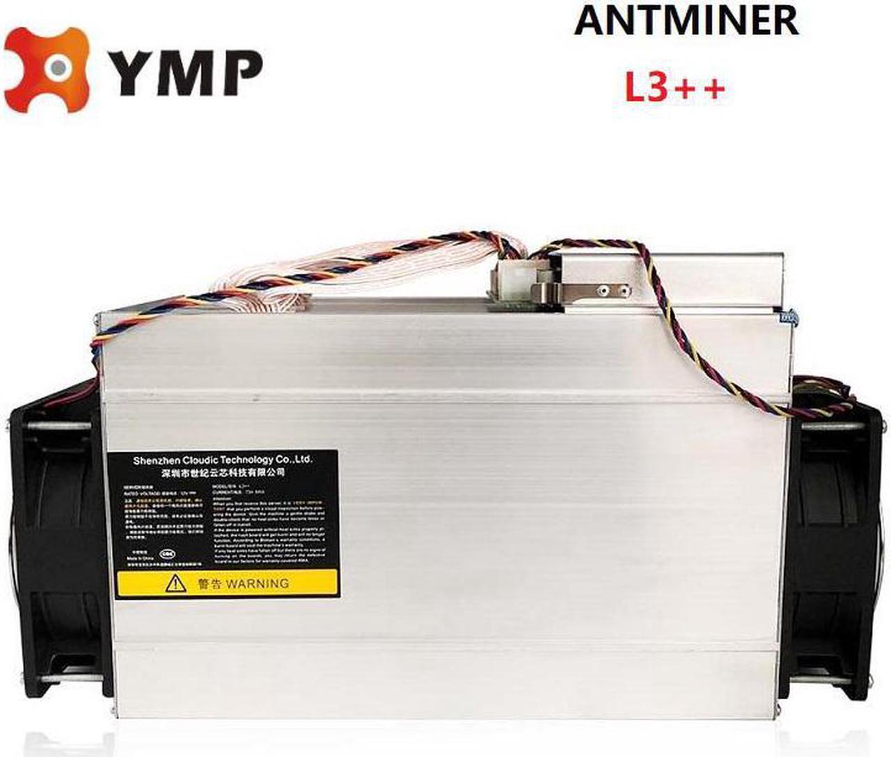 ANTMINER L3++( With power supply )Scrypt Litecoin Miner LTC Mining Machine Better Than ANTMINER L3 L3+ S9 S9i Dogecoin