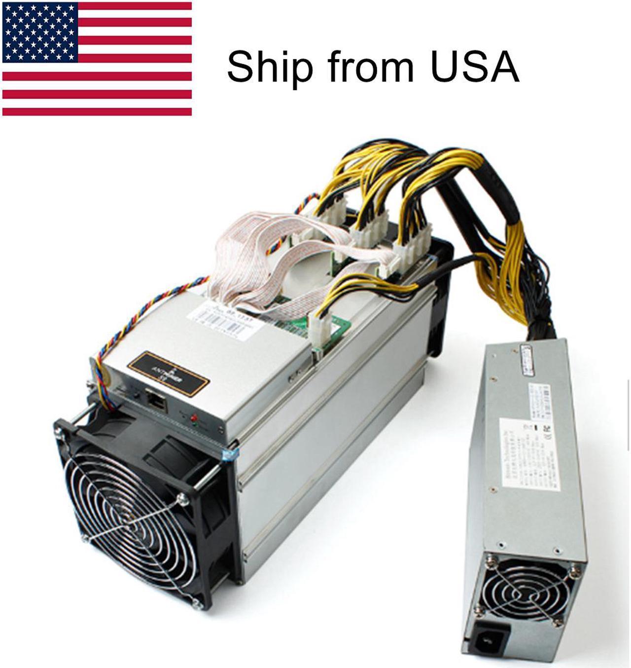 USA IN STOCK Antminer S9j 14.5TH/s ( Power supply and US Power Cord Included ) Bitcoin Miner BTC Mining Machine ASIC Miner Superior