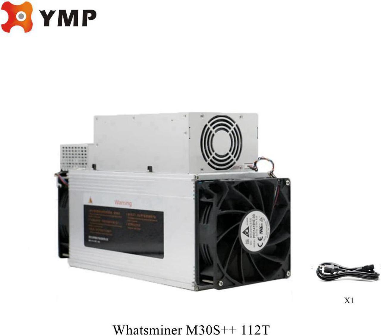 Whatsminer M30S++ 112T New Mining Machine with Power Supply Asic Miner