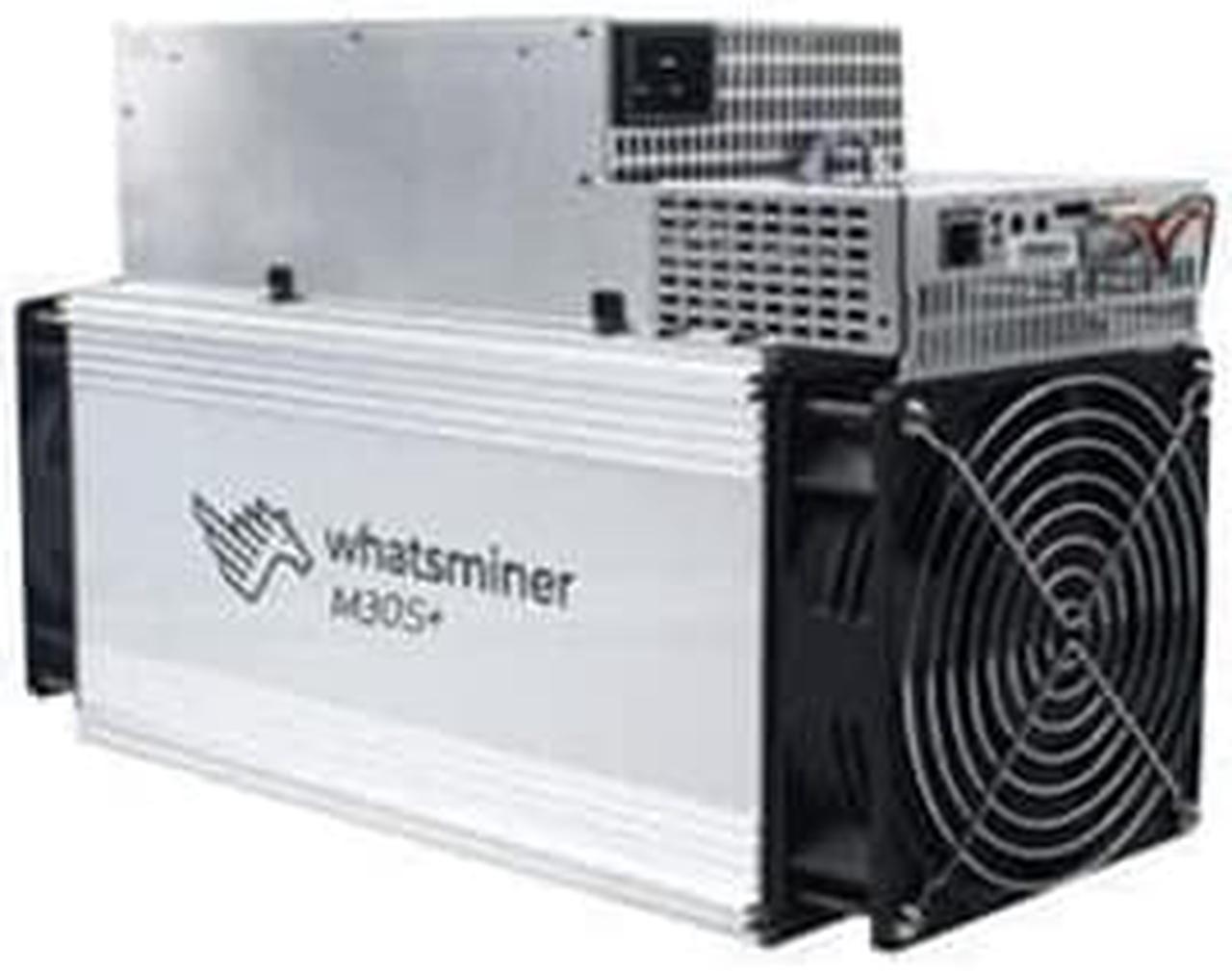 BTC Miner Microbt Whatsminer M30s+ 102T 3400W Power Supply Included