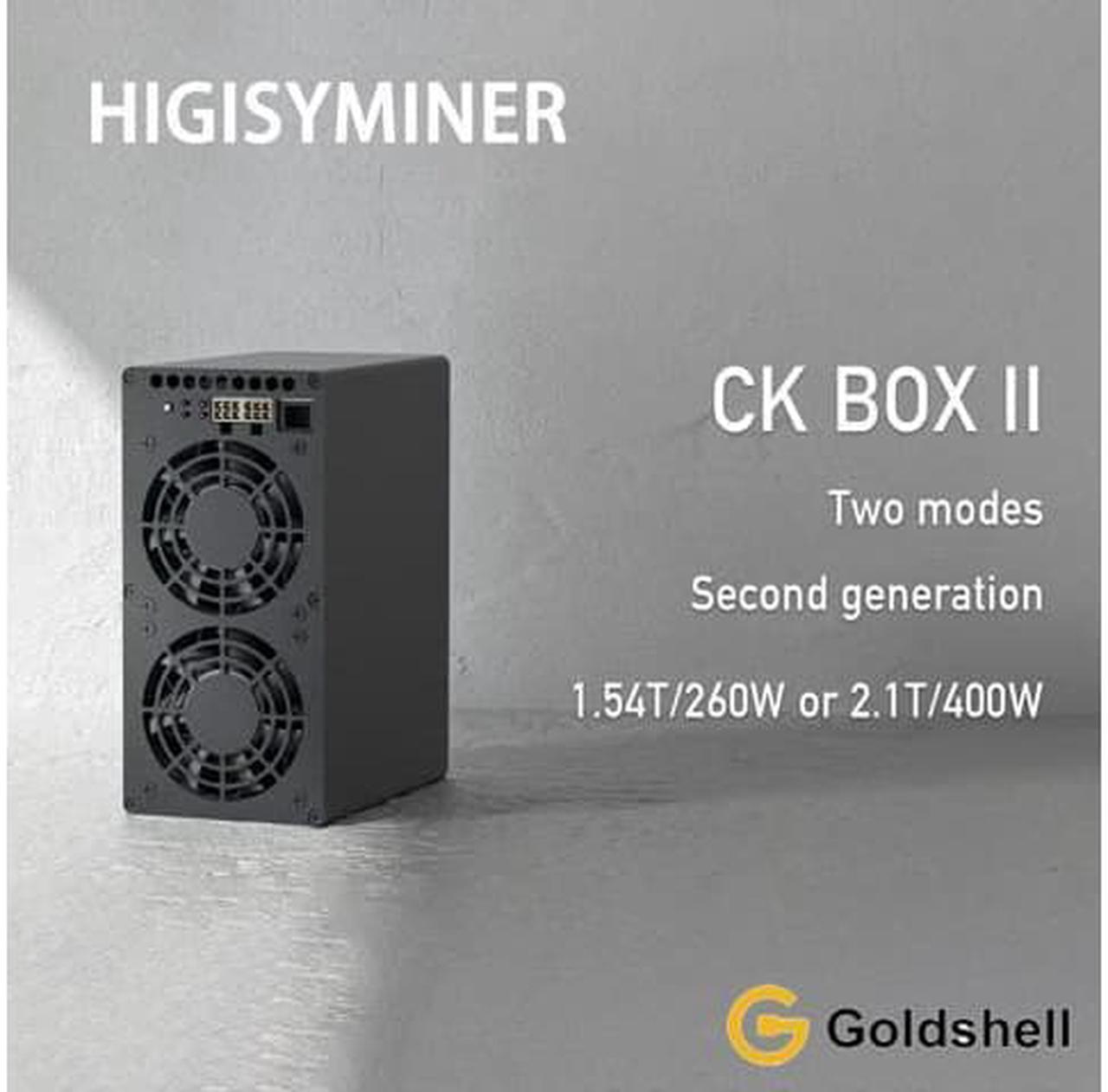 New CK BOX II 2.1TH/s±10% | 400W±10% | Nervos Network Miner CKB Crypto Mining without PSU Mining box Better Than CK Box Mine