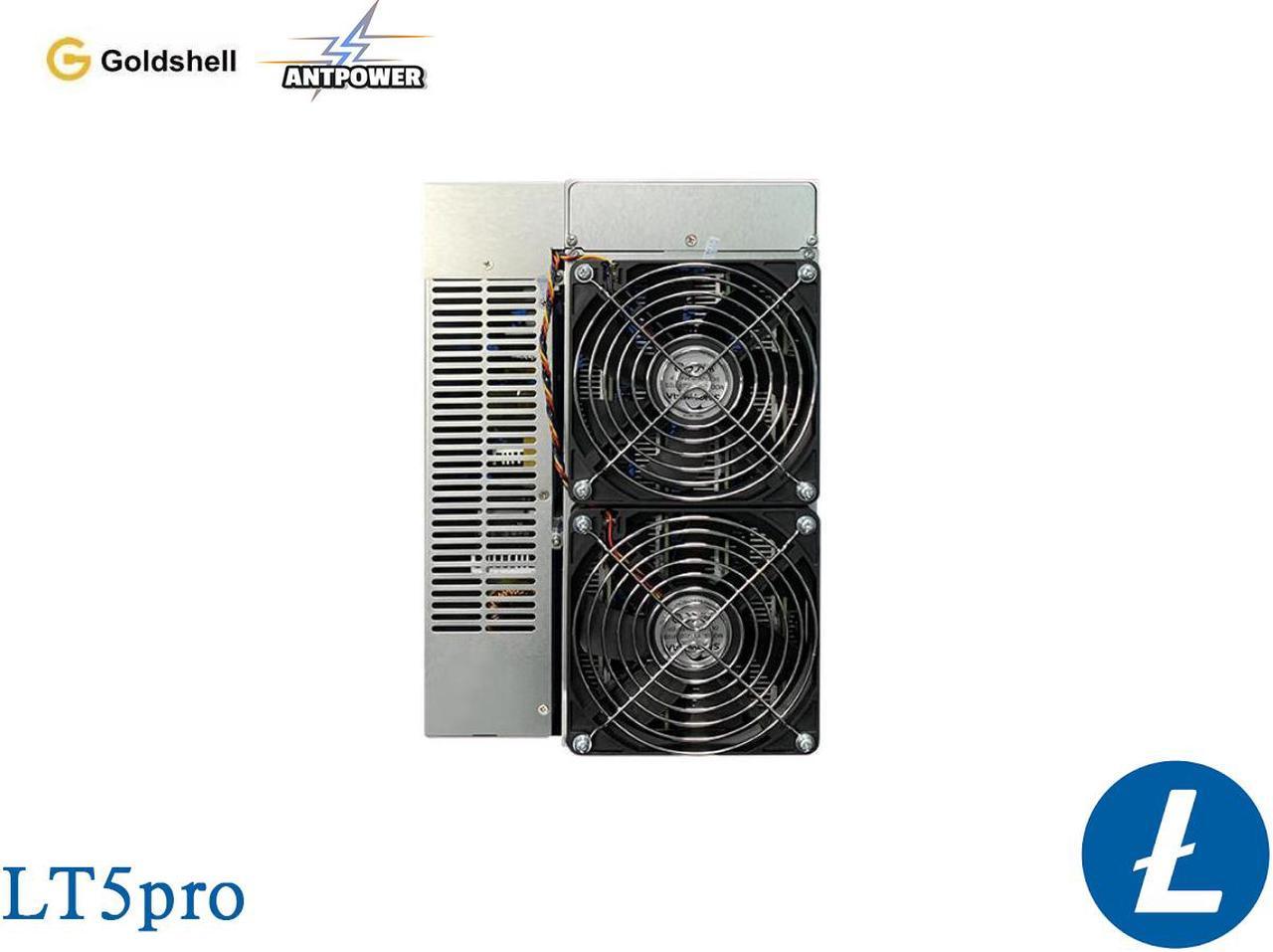 Goldshell LT5 pro 2450MH/S ASIC LTC Top profit miner Scrypt algorithm mining Dogecoin + Litecoin miner power consumption of 3100W