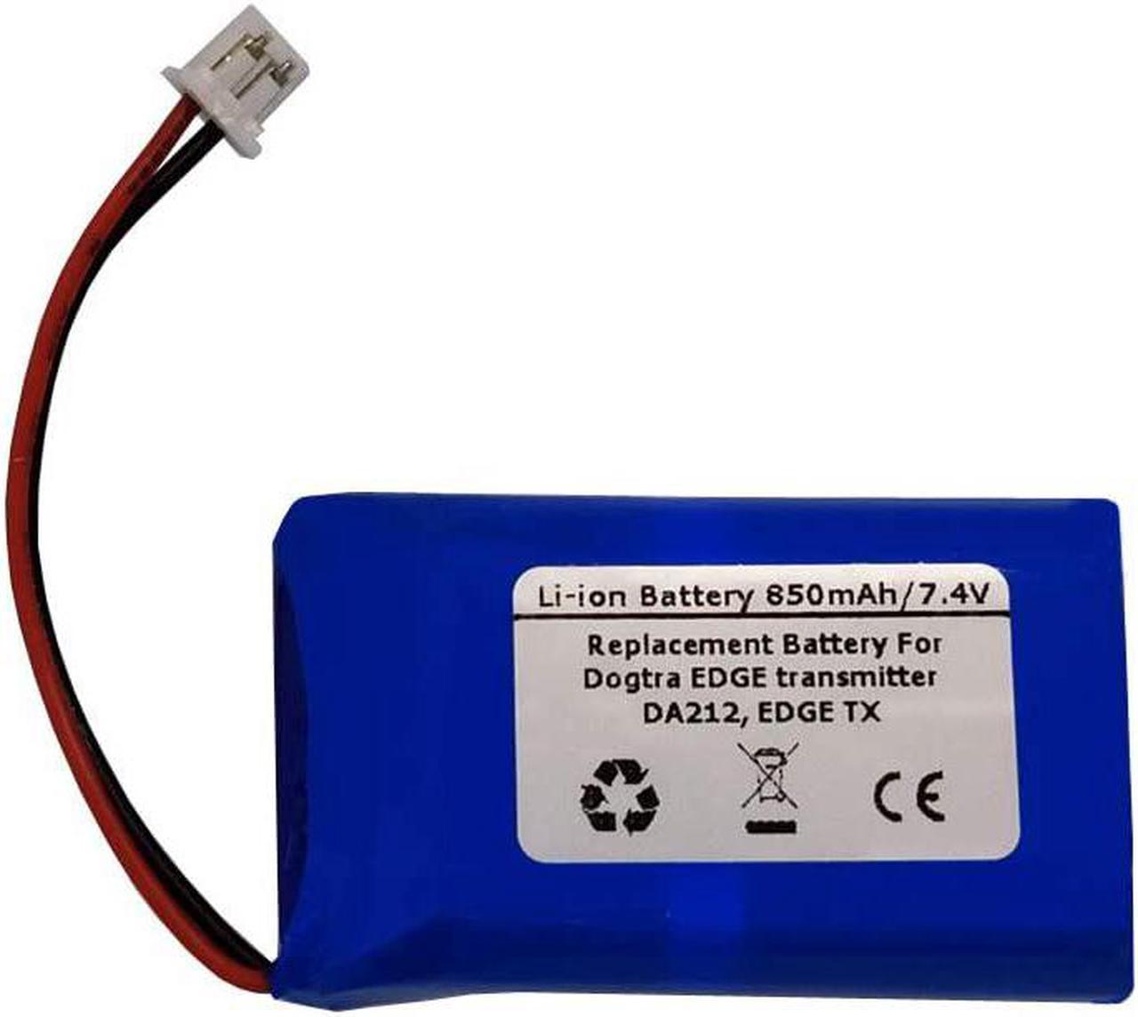 850mAh 7.4V BP74TE Battery for Dogtra Edge Transmitter, DA212, Edge TX