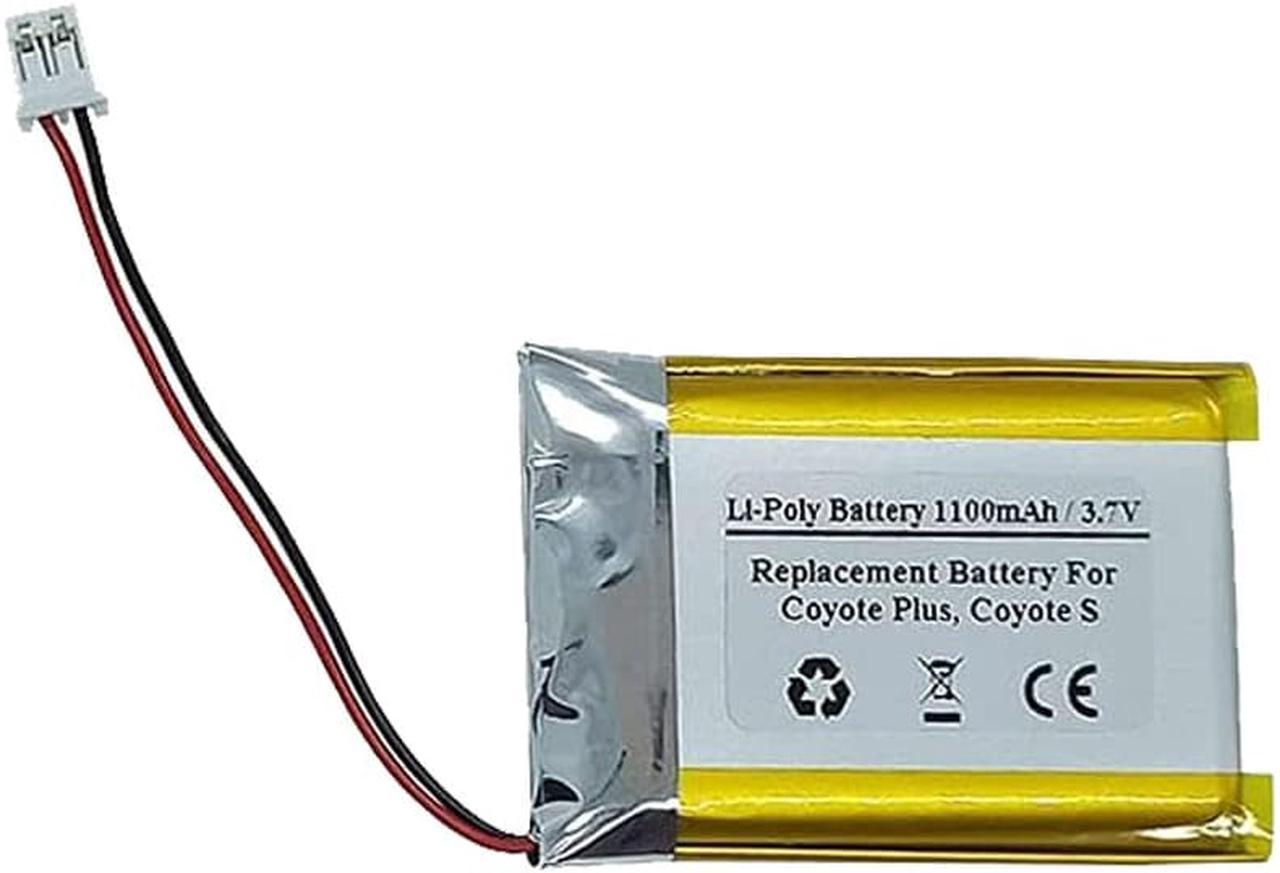 1100mAh 3.7V Replacement Battery For Coyote Plus, Coyote S, 1ICP/8/40/40 1S1P