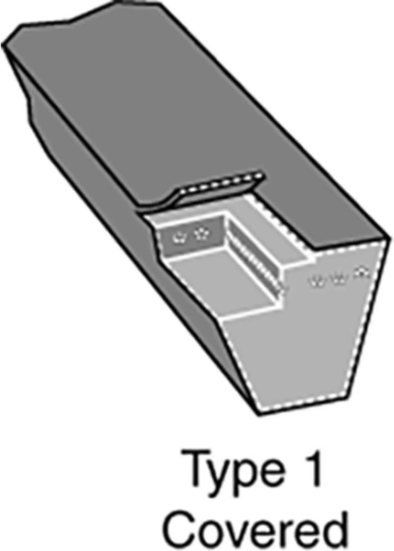 Alt view image 5 of 6 - Stens 265-473 Belt Fits Cub Cadet 954-04055 GT2042 GT2050 GT2148 GT2554 GTX2154