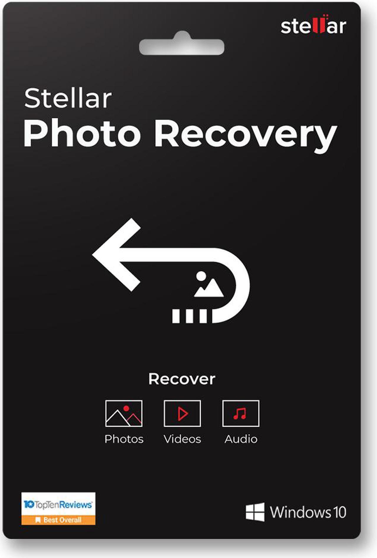 Stellar Photo Recovery Software | for Windows | Standard | Recovers Deleted Data, Photos, Videos, Emails Etc. | 1 PC 1 Year | Activation Key Card