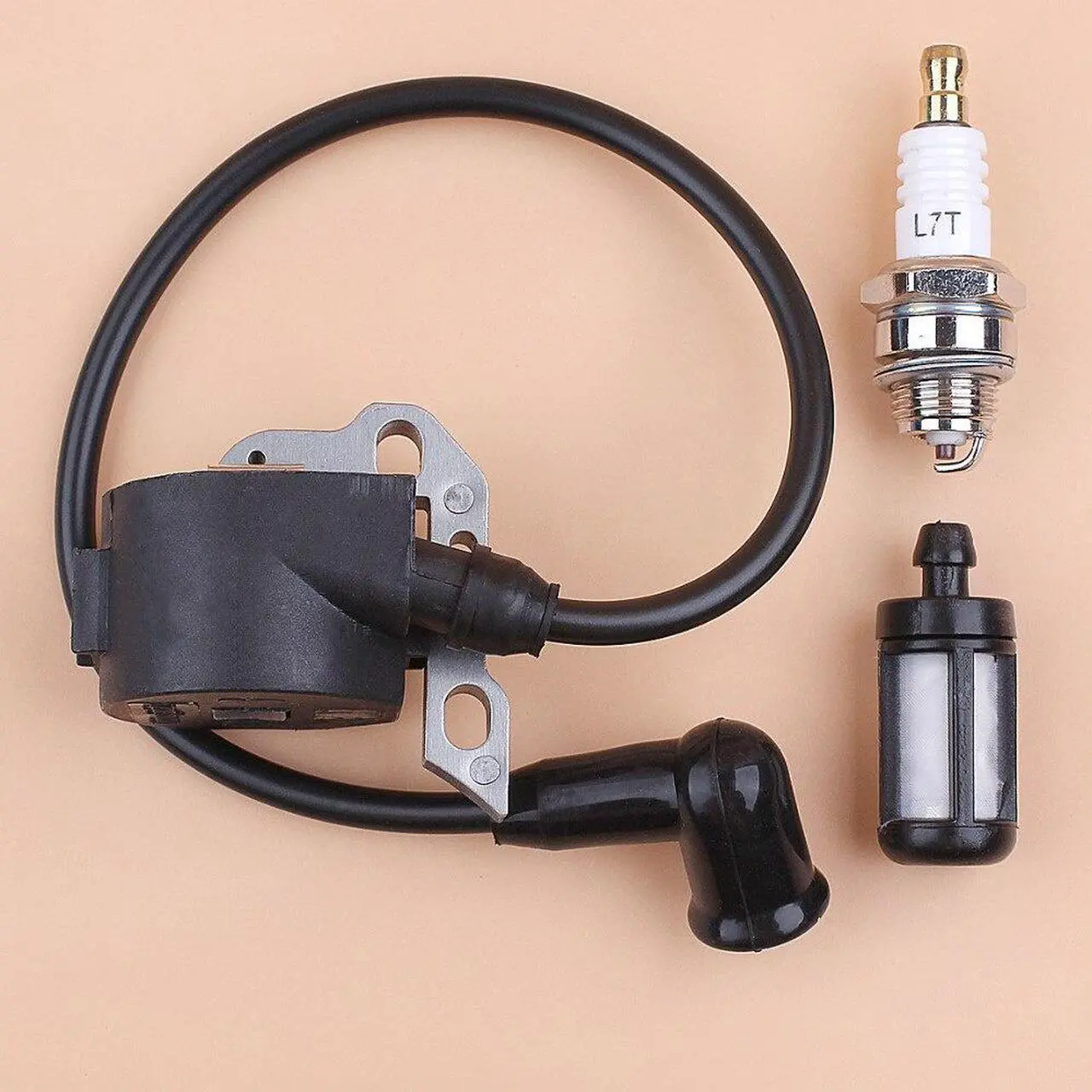 Alt view image 2 of 3 - Electronic Ignition Coil Magneto Kit for STIHL 015, 015AV, 015L Chainsaws Replacement 1114-404-3200 11144043200