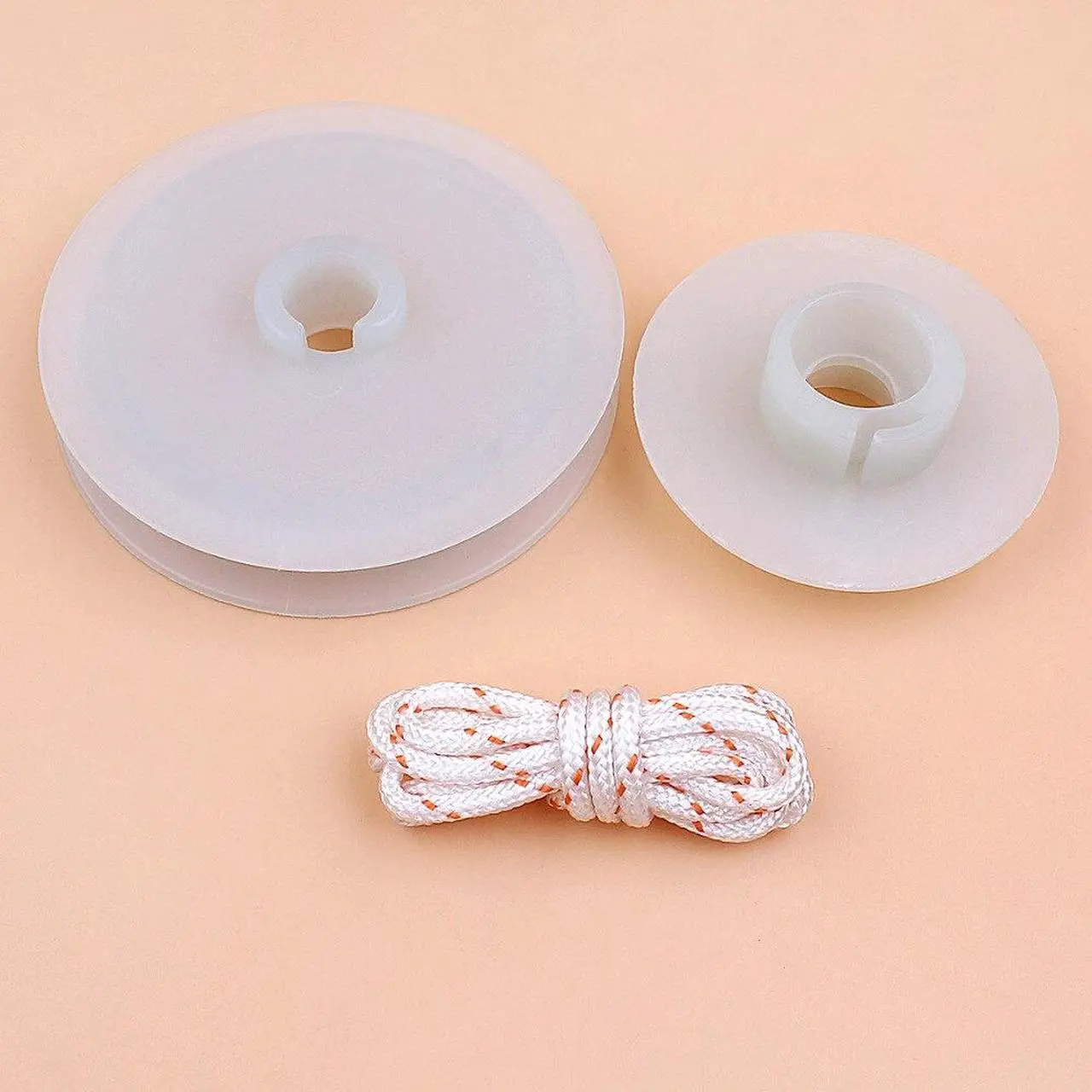 Alt view image 2 of 3 - 4500 5200 5800 Chinese Chainsaws Easy Starter Pulley Set 45cc 52cc 58cc Gasoline Chain Saws Replacement Parts