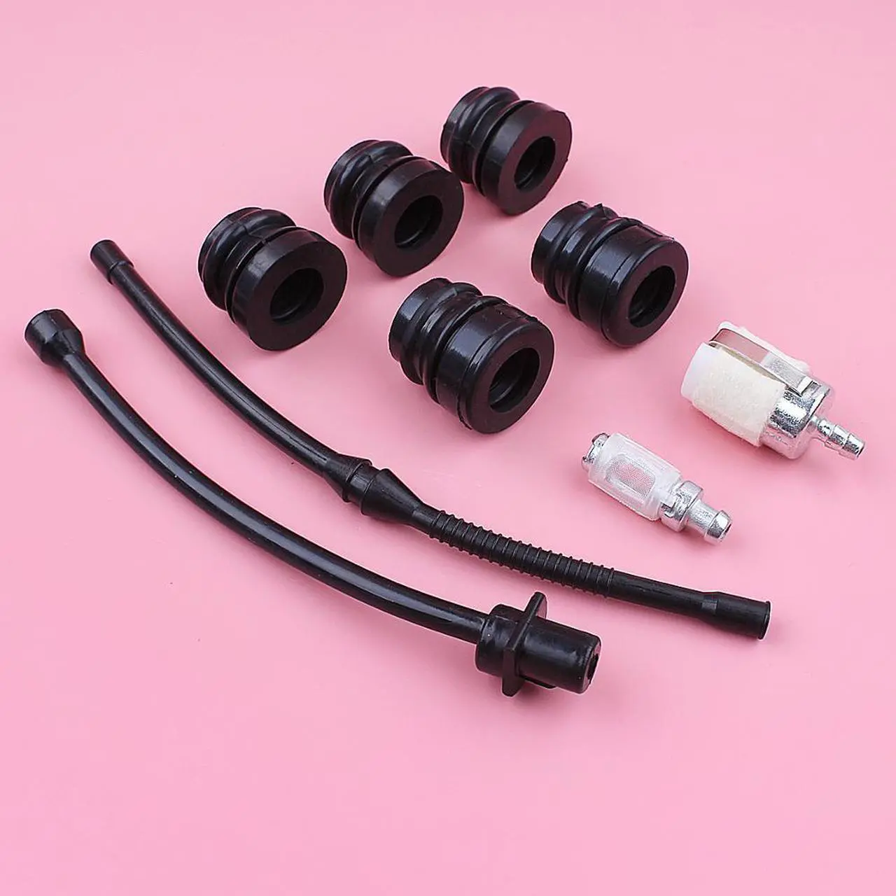 Main image of Fuel Oil Filter Line AV Buffer Mount Set For Chinese 4500 5200 5800 45cc 52cc 58cc Chainsaw Tool Replacement Spare