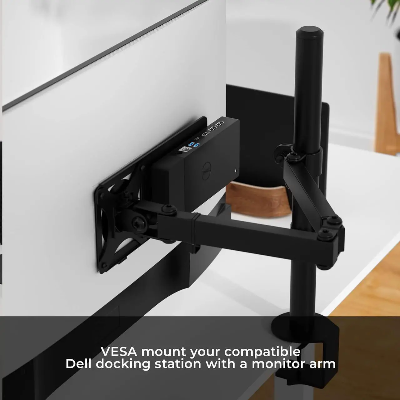 HumanCentric Monitor Arm VESA Mount Extension Compatible with Dell