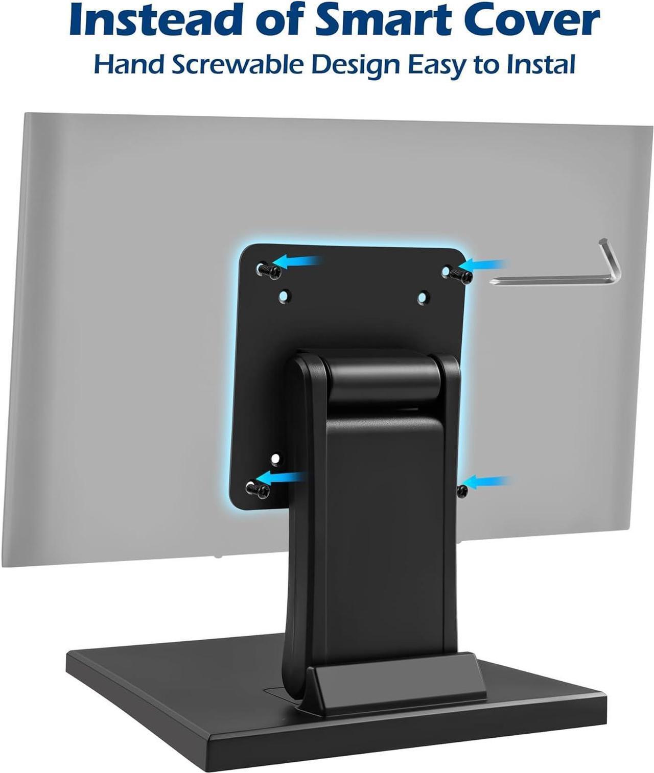 Alt view image 5 of 7 - Lay Flat Monitor Stand - Foldable Low Profile Monitor Stands Compatible with VESA 75x75 and 100x100 Monitor Mounts WS-03A2