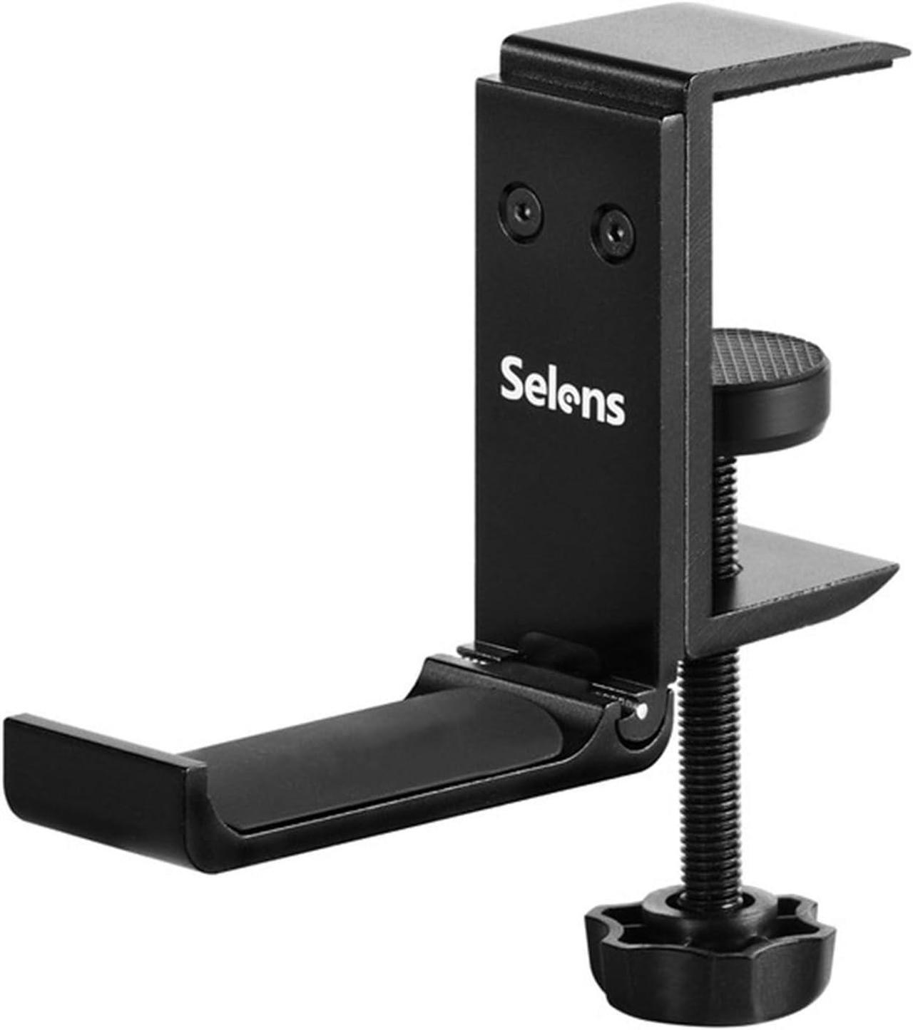Alt view image 7 of 7 - Selens Headphone Holder Gaming Headset Stand for Desk, Foldable Headphone Hanger Universal Fit for PC Game Headsets, Over-Ear Headphones, Aluminum