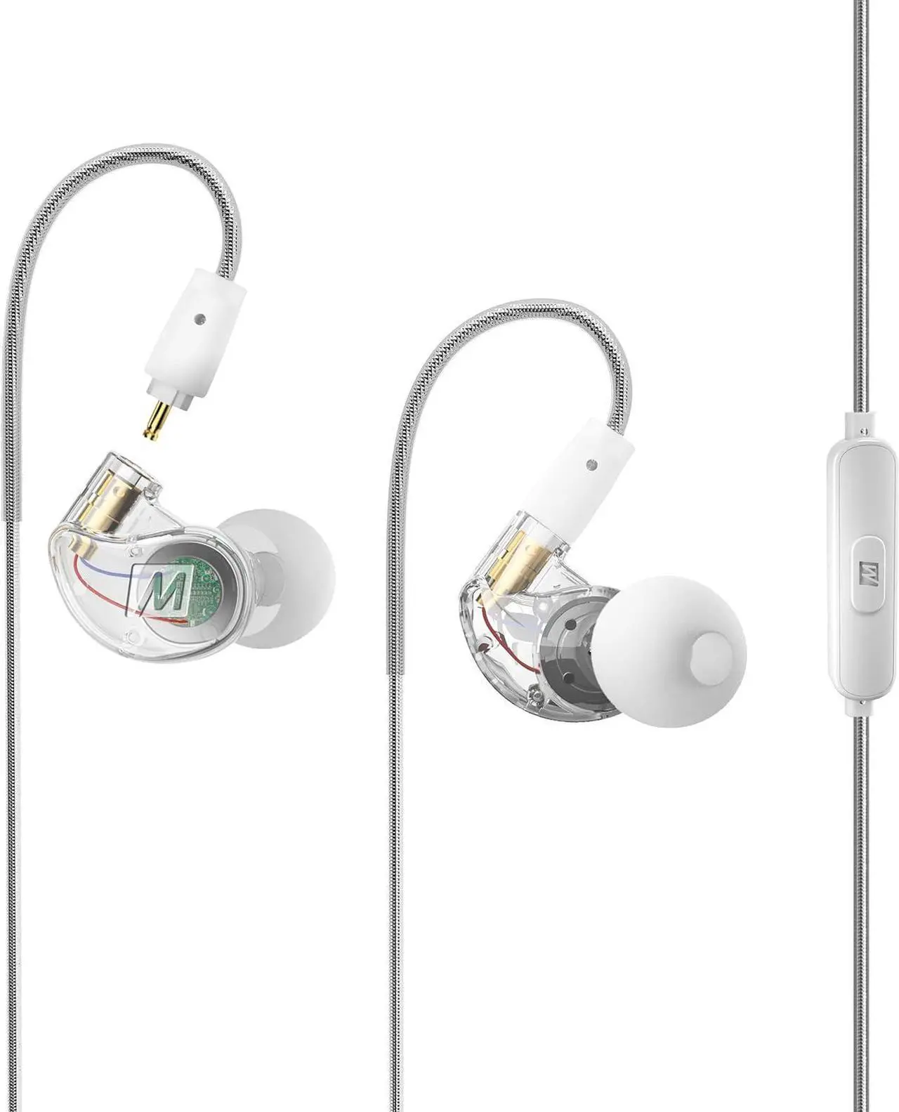 Main image of MEE audio M6 VR Multiplatform in-Ear Earphones with Headset Microphone for PS5, Xbox, Nintendo Switch, PC; Also Includes Short Cable and mounting Bracket for Oculus Quest and Other VR Gaming Headsets