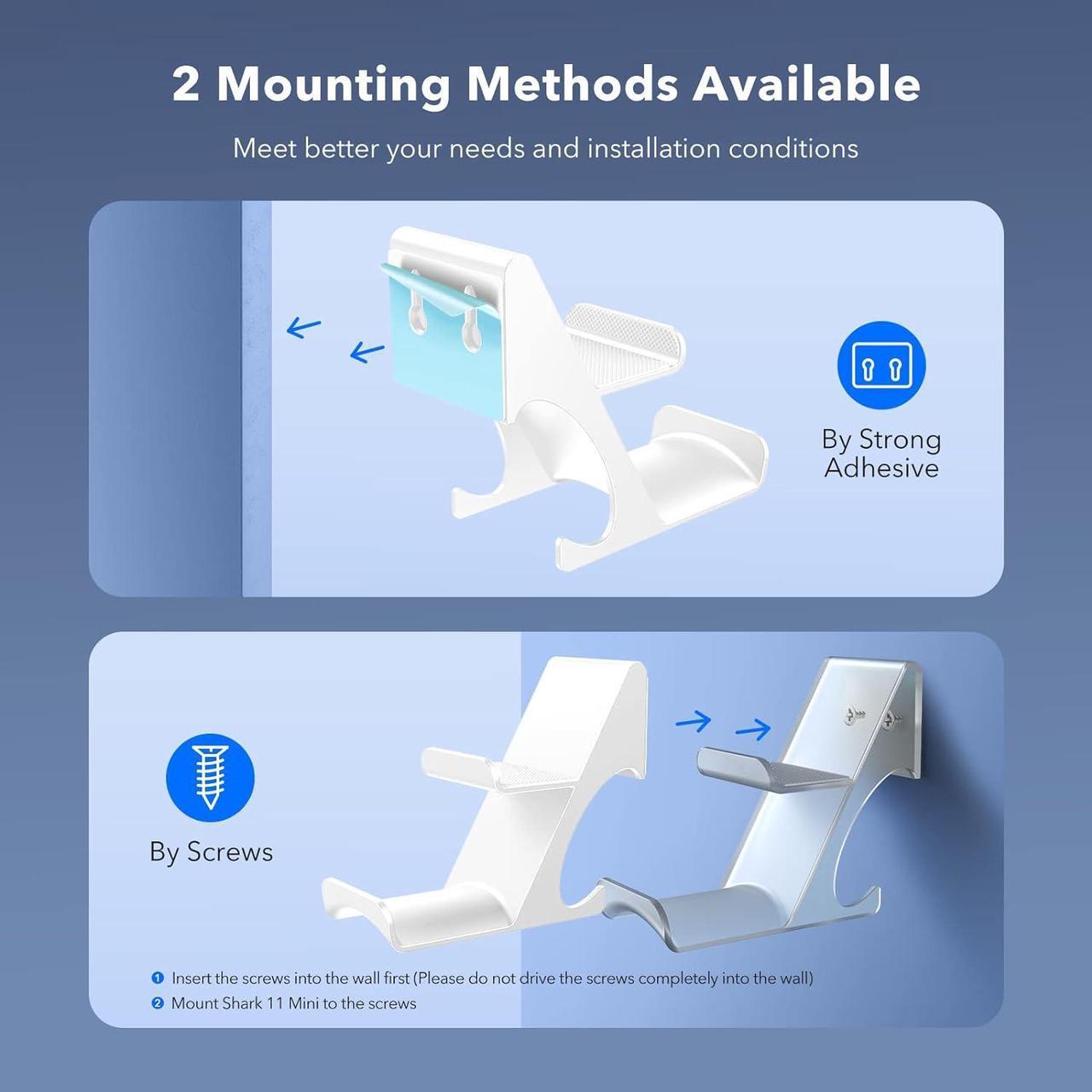 Alt view image 2 of 7 - 6amLifestyle Controller and Headphone Wall Mount Holder Stand with Cord Hanger for PS5 PS4 Xbox One Switch Pro Gamepad Controller Hook Strong Adhesive/Screws, White