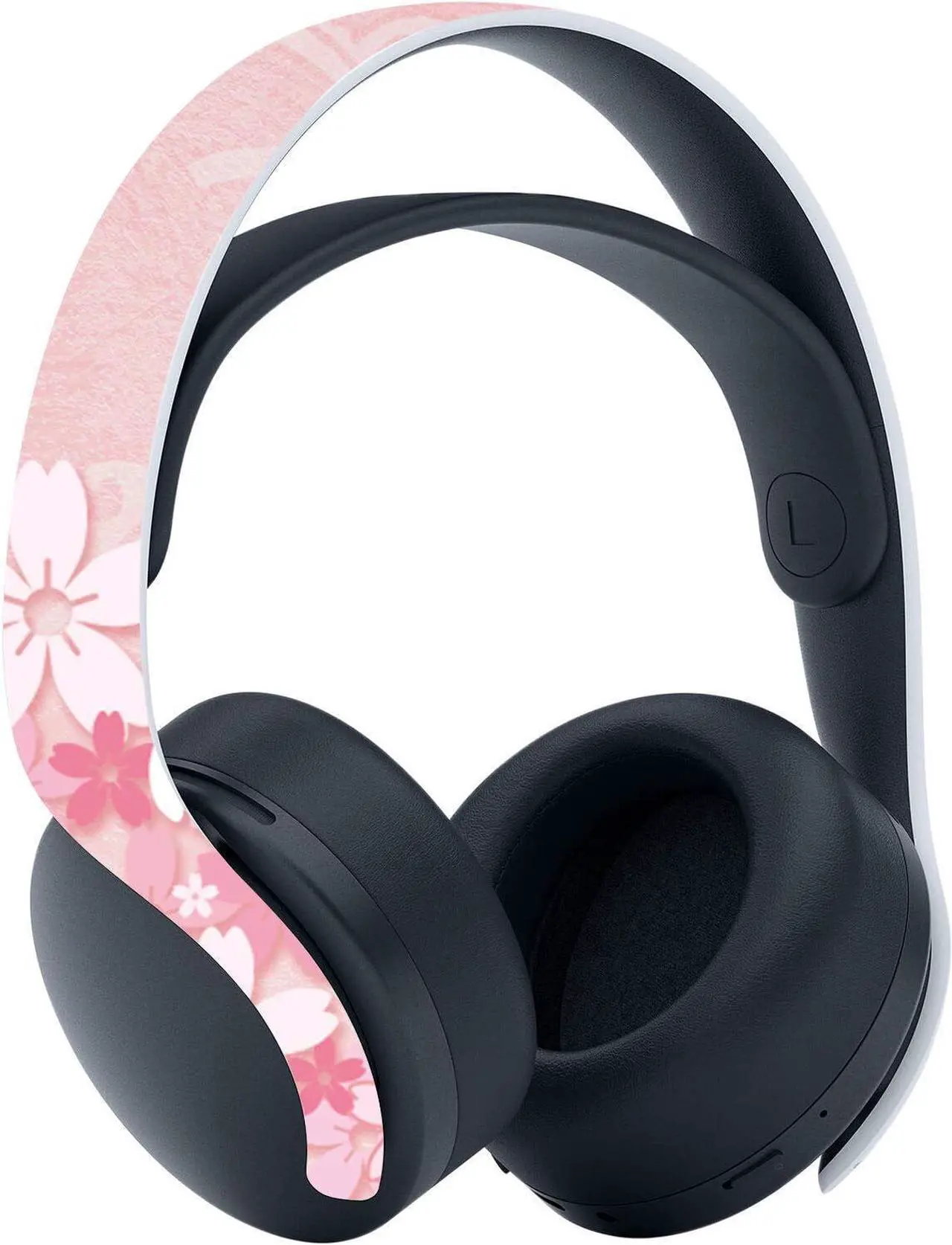 Alt view image 7 of 7 - PlayVital Cherry Blossoms Petals Full Set Skin Decal for ps5 Console Disc Edition, Sticker Vinyl Decal Cover for ps5 Controller & Charging Station & Headset & Media Remote