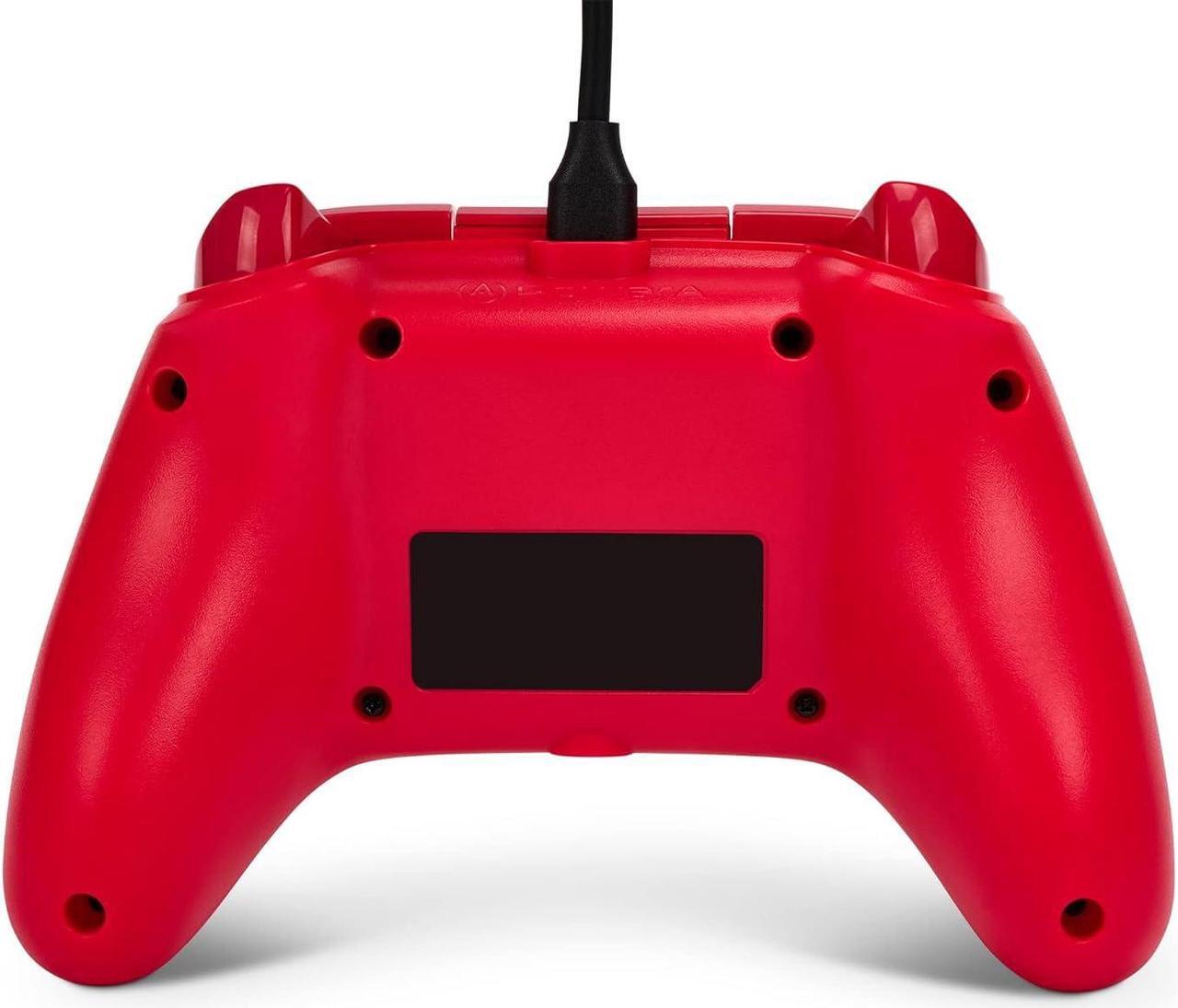 Alt view image 3 of 7 - PowerA Wired Controller for Xbox Series X|S - Red, Officially Licensed for Xbox