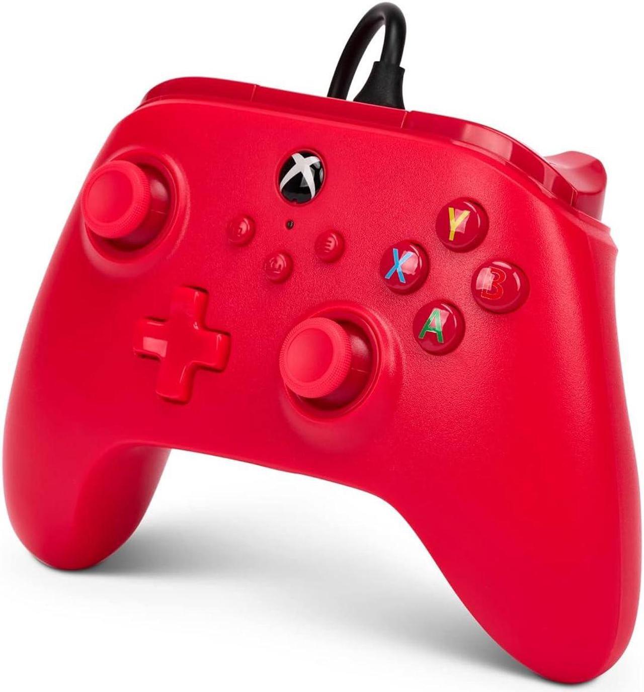 Alt view image 4 of 7 - PowerA Wired Controller for Xbox Series X|S - Red, Officially Licensed for Xbox