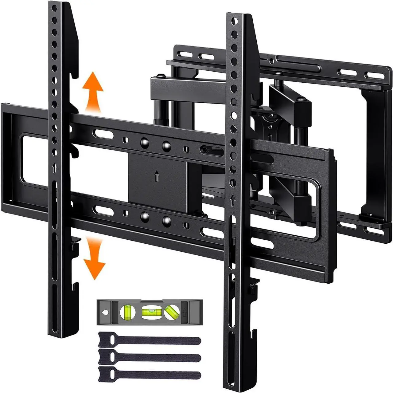 Main image of Perlegear Full Motion TV Wall Mount for 26-65 inch TVs, TV Bracket Supports Swivel Articulating Level Extension Tilt Arms, Max VESA 400x400mm up to 99lbs, 16" Wood Studs, PGMFK4