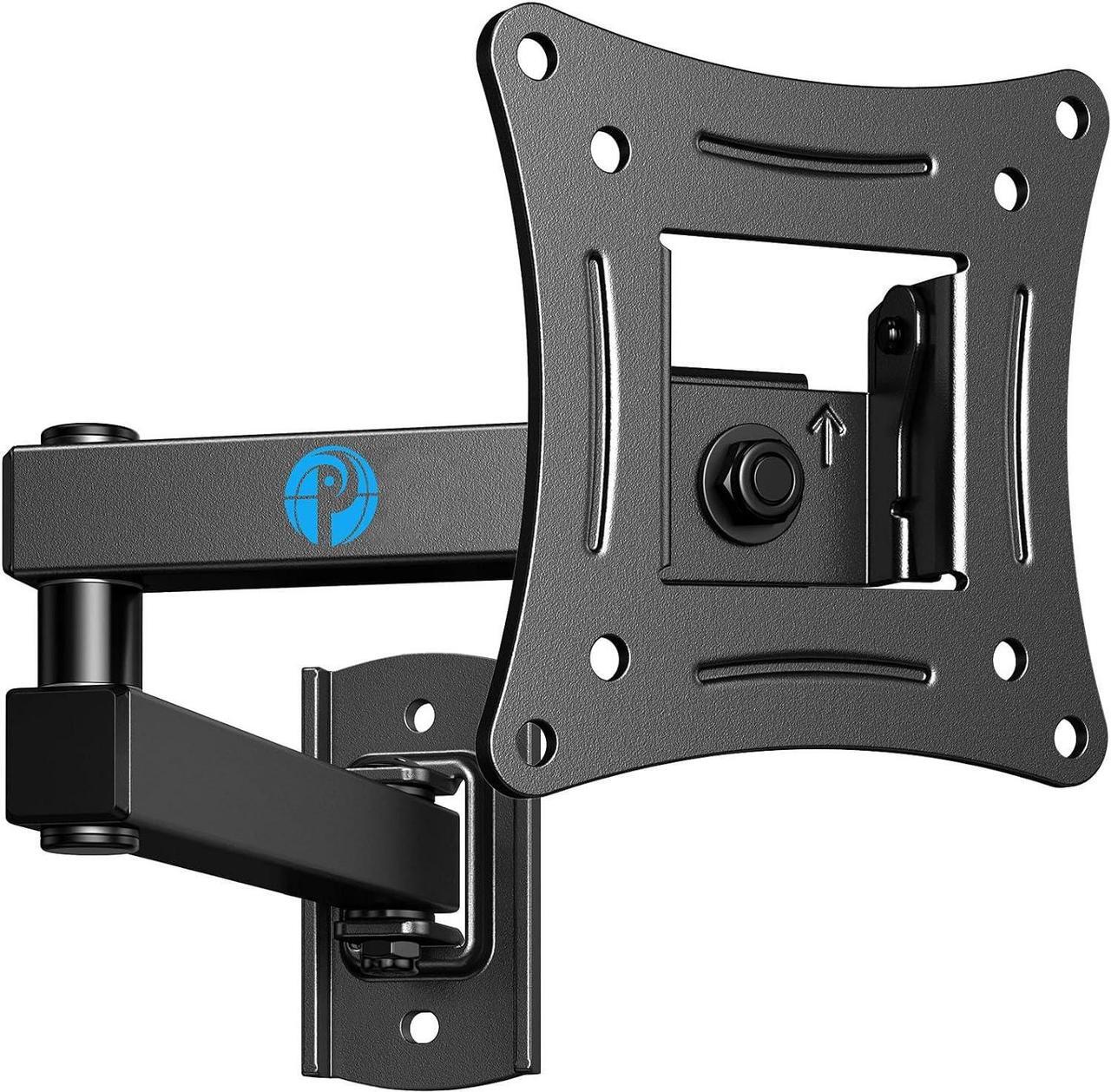 Main image of Pipishell Full Motion TV Wall Mount Brackets Swivel Tilts Articulating Extension Fits Max VESA 100x100mm, Corner TV Mount for 13-32 Inches LED LCD Flat Curved Screen TVs Monitors, Single Stud