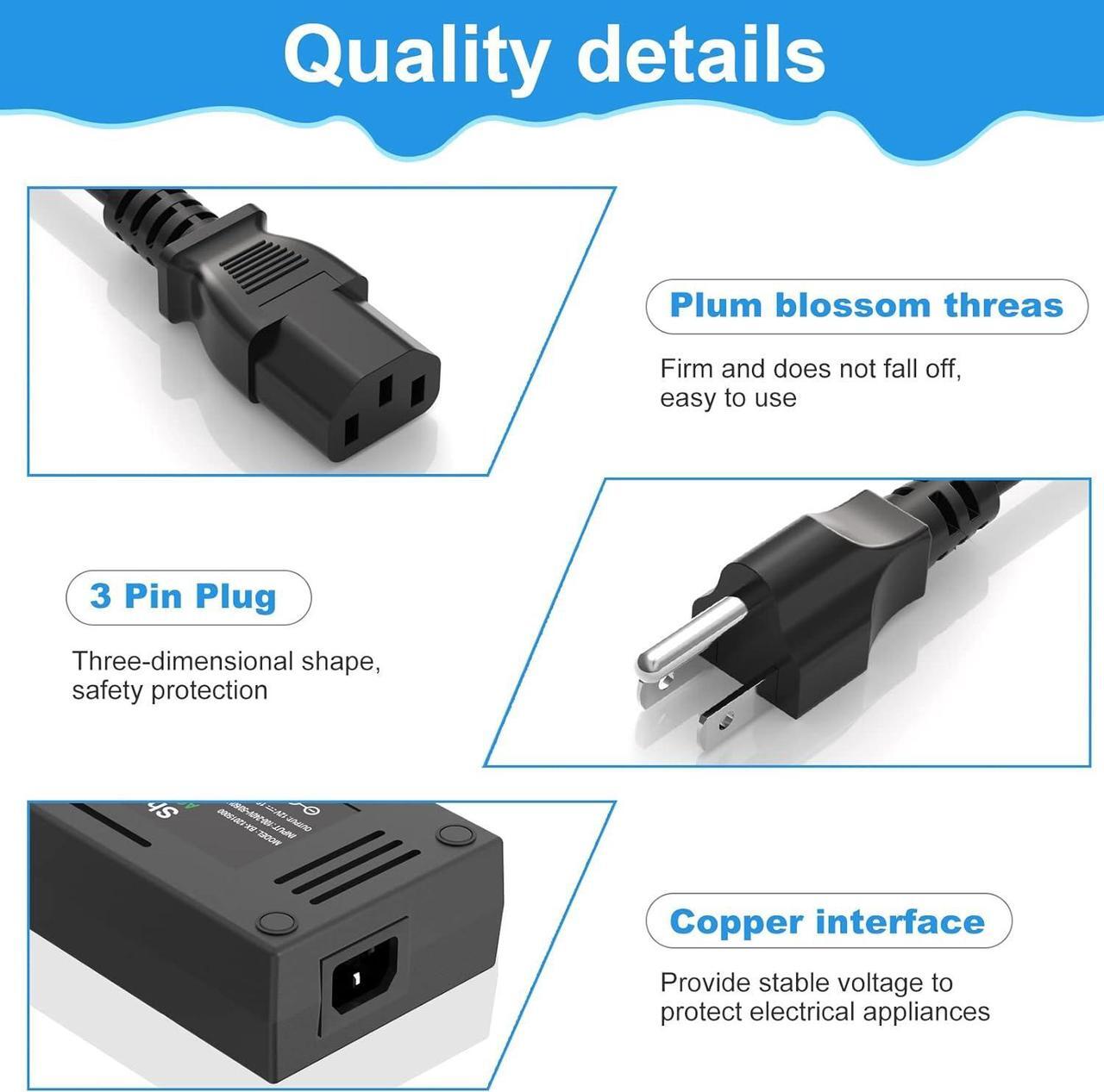 Alt view image 3 of 7 - 100-240V Main to 12V Charger Socket,AC/DC Converter,Power Adapter (12V/15A)