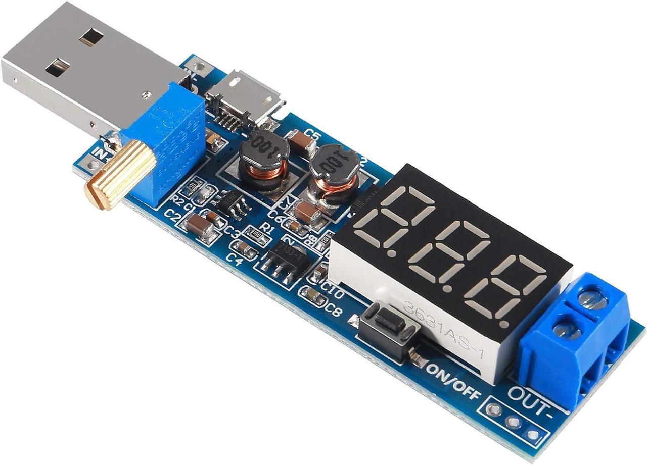 Alt view image 5 of 6 - 6pcs USB Buck Boost Converter 3.5V-12V to 1.2V-24V DC-DC Step Up Step Down Power Supply Module Voltage Regulator 5V to 3.3V 9V 12V 18V 24V