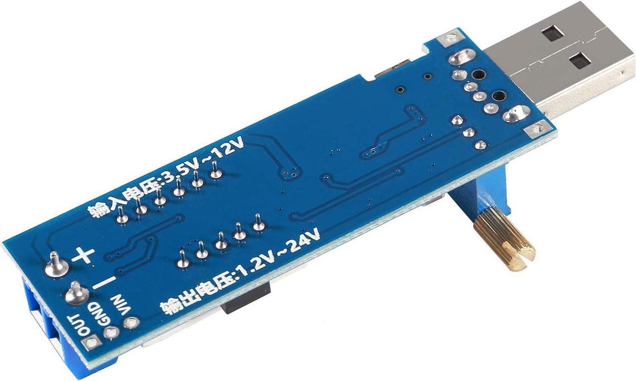 Alt view image 6 of 6 - 6pcs USB Buck Boost Converter 3.5V-12V to 1.2V-24V DC-DC Step Up Step Down Power Supply Module Voltage Regulator 5V to 3.3V 9V 12V 18V 24V