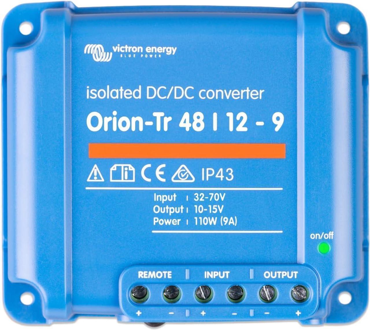 Main image of Victron Energy Orion-Tr IP43 48/12-Volt 9 amp 110-Watt Isolated DC-DC Converter