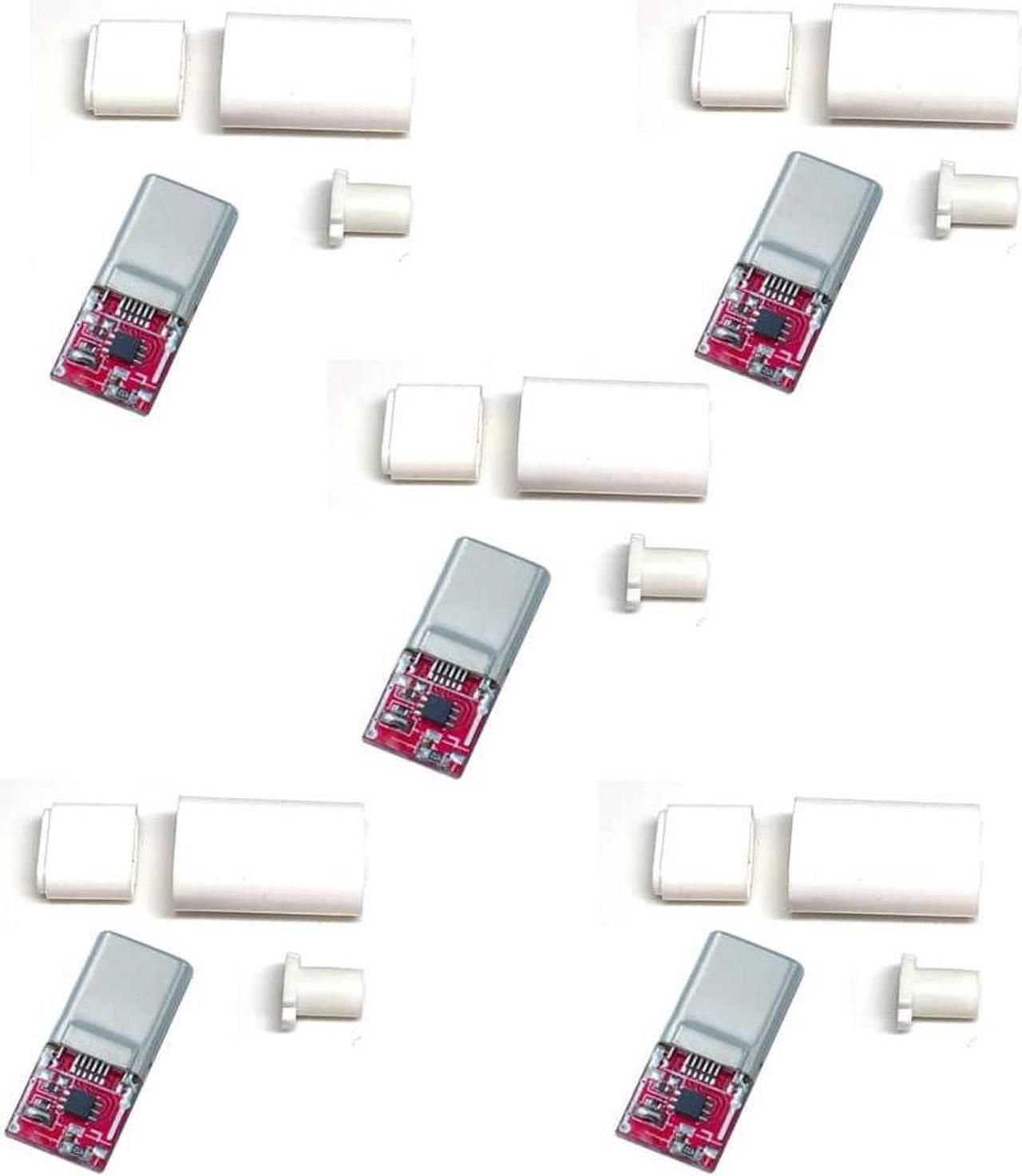 Main image of 5PCS USB-C PD QC 5V 9V 12V 15V 20V DC Fixed Voltage Power Trigger Module 5A Type-C Male Input (Default 9V)