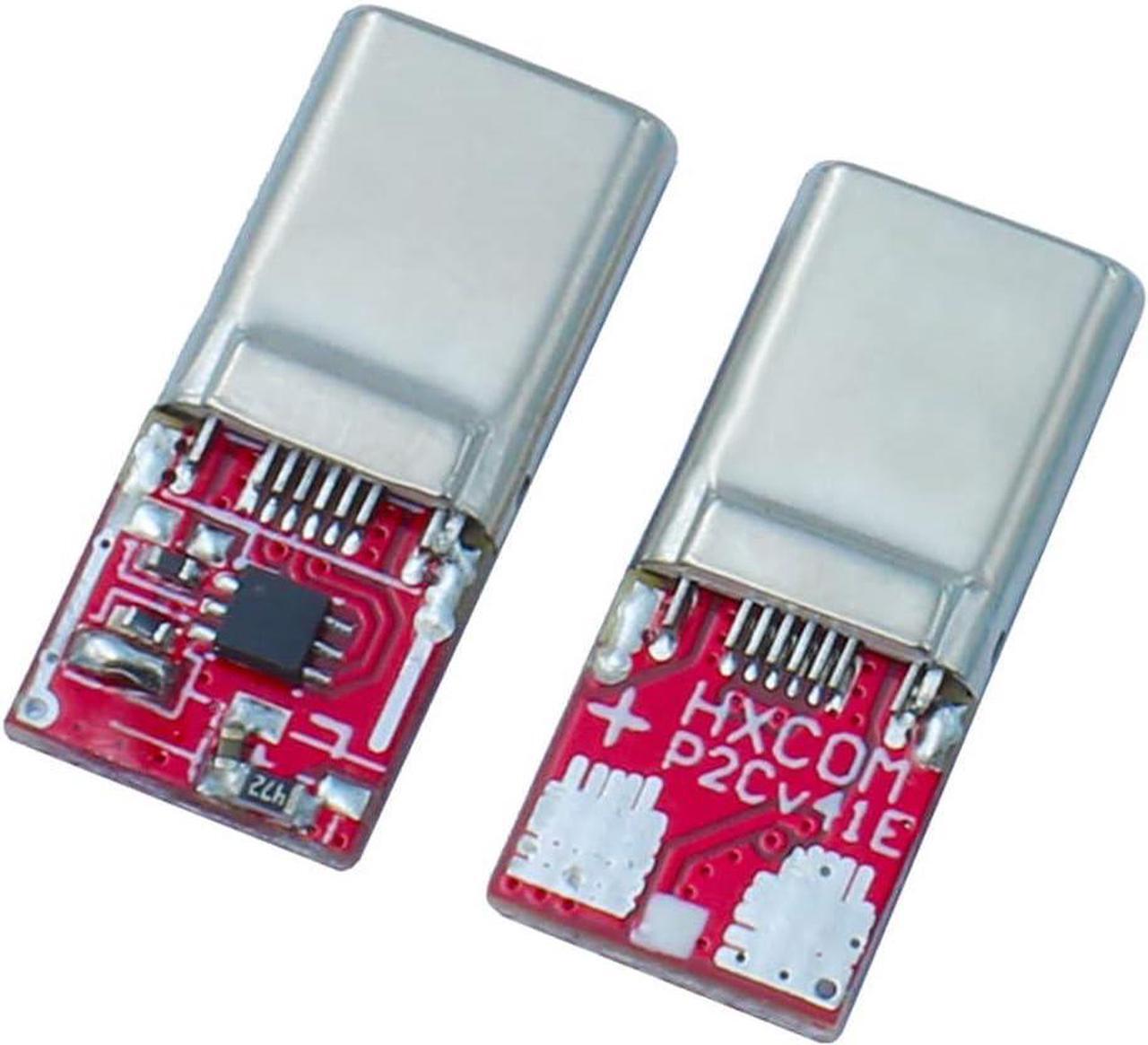 Alt view image 3 of 5 - 5PCS USB-C PD QC 5V 9V 12V 15V 20V DC Fixed Voltage Power Trigger Module 5A Type-C Male Input (Default 9V)