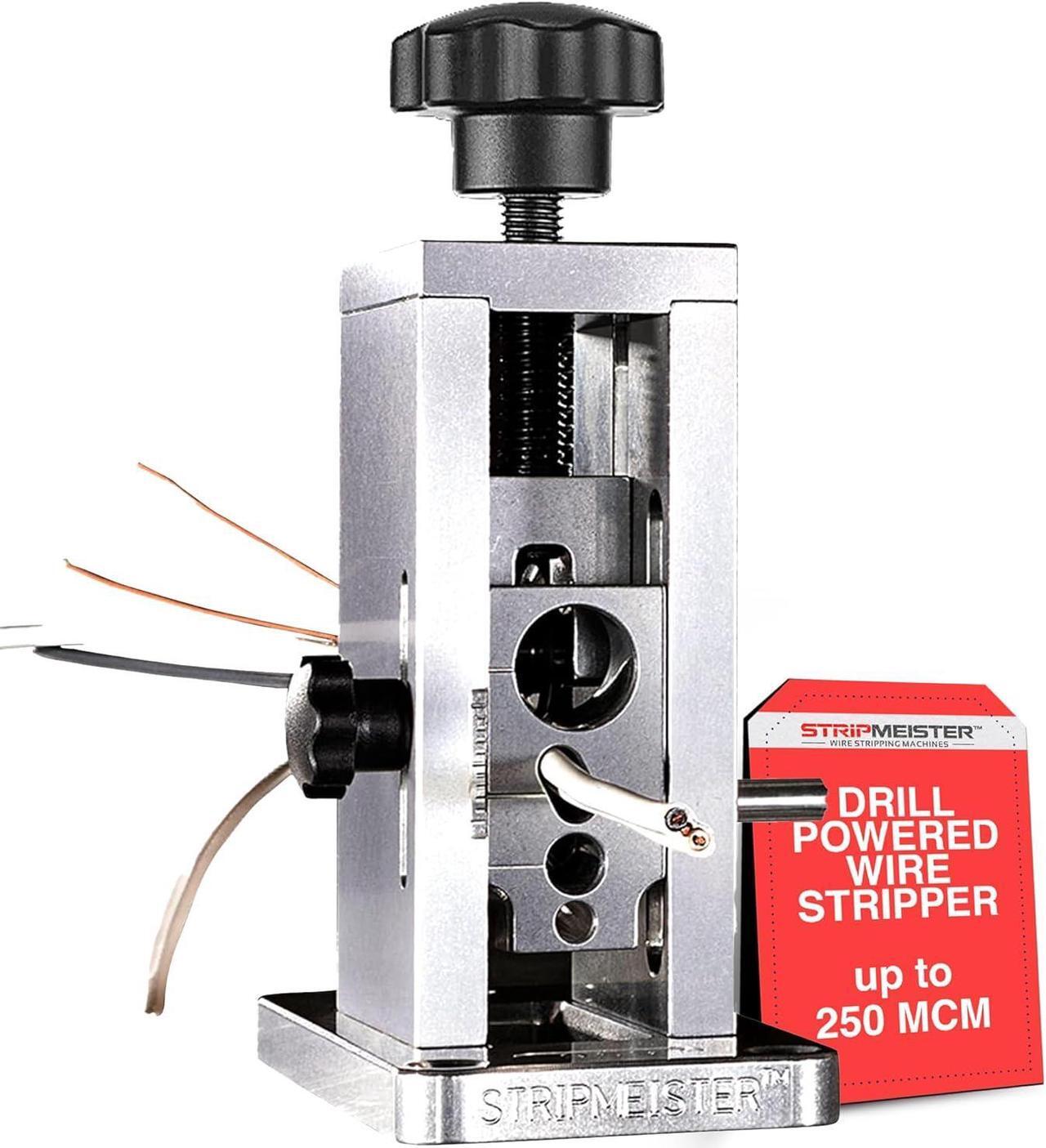 Main image of StripMeister Original Drill-Powered Wire Stripper Machine - Manual Wire Stripping Made Easy, Copper Wire Stripper, Drill Wire Stripper, Electric Wire Stripping & Stripping Tool Drill Attachment