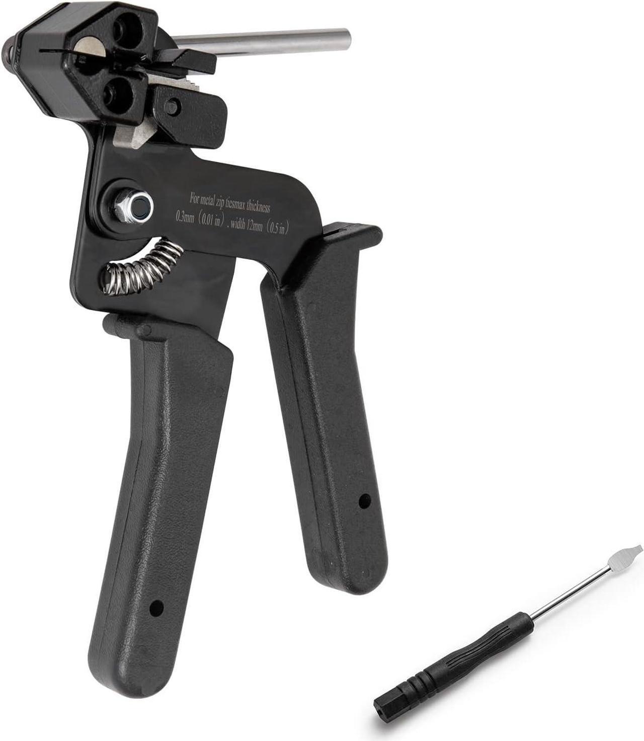 Main image of OFFO Metal Zip Ties Cutter for Stainless Steel Tie Wrap,Tensioning Installation Cutting Tool for Self-Locking Stainless Zip Ties with Free Zip Tie Release Tool