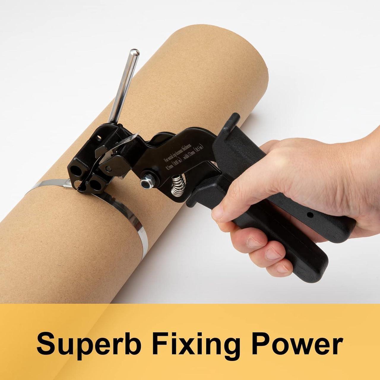 Alt view image 2 of 7 - OFFO Metal Zip Ties Cutter for Stainless Steel Tie Wrap,Tensioning Installation Cutting Tool for Self-Locking Stainless Zip Ties with Free Zip Tie Release Tool