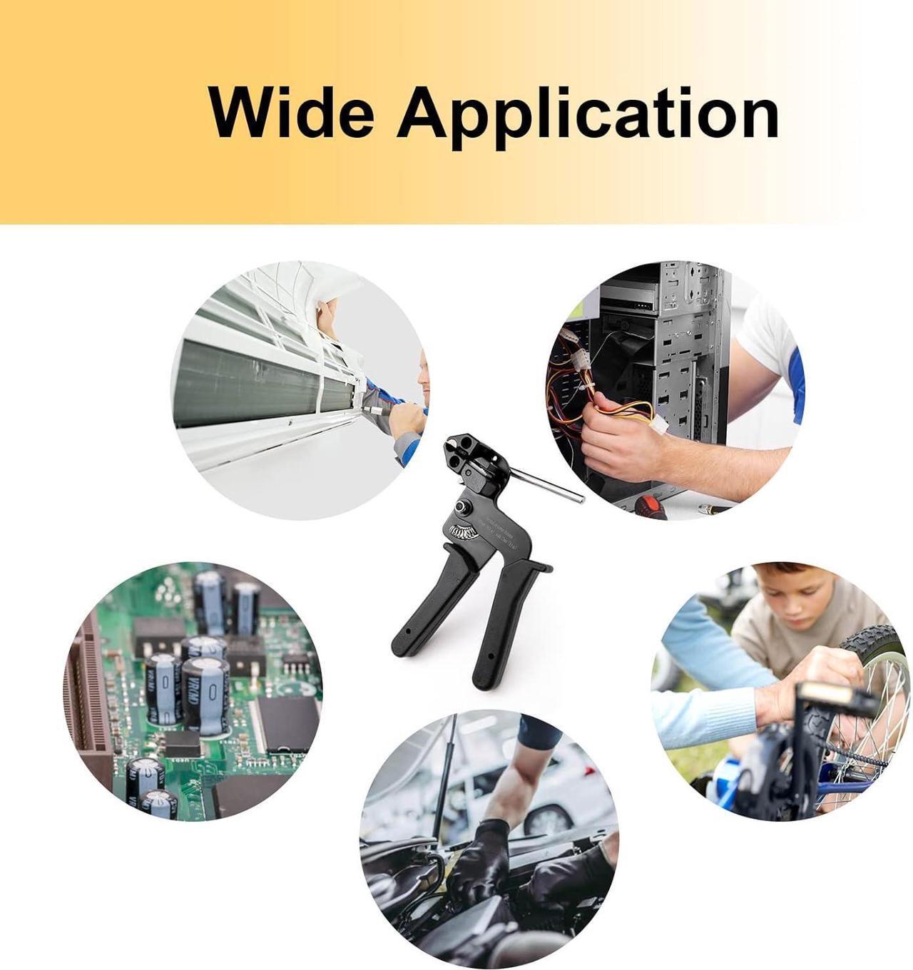 Alt view image 7 of 7 - OFFO Metal Zip Ties Cutter for Stainless Steel Tie Wrap,Tensioning Installation Cutting Tool for Self-Locking Stainless Zip Ties with Free Zip Tie Release Tool