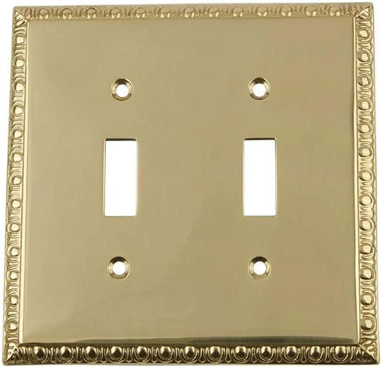 Main image of Nostalgic Warehouse Egg & Dart Deco Electrical Outlet Switch Plate Cover