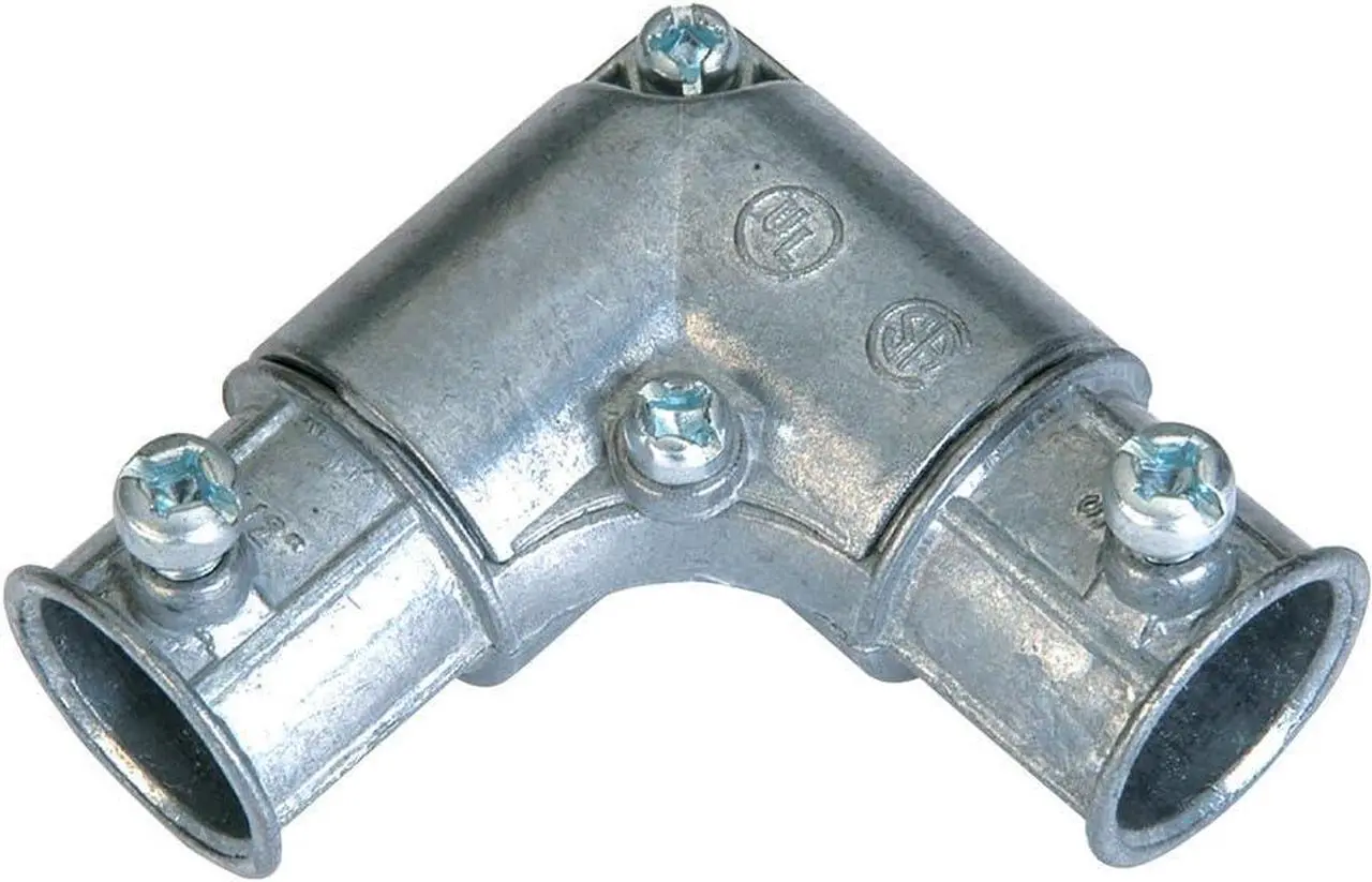 Main image of Sigma Engineered Solutions ProConnex 44592 EMT Inside Corner Pull Elbow 3/4-Inch Conduit Fitting, 2-Pack, Silver, 2