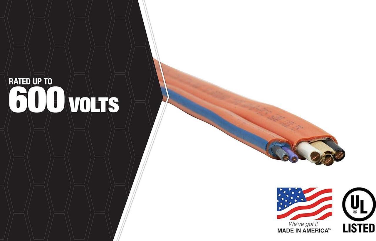Alt view image 6 of 7 - Southwire 63948421 25' 10/3 with ground Romex brand SIMpull residential indoor electrical wire type NM-B; Orange