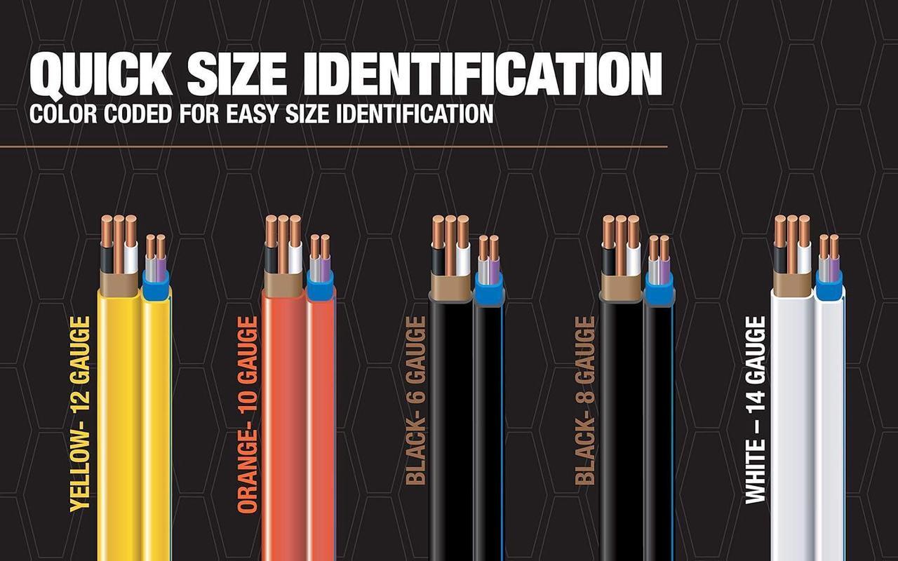 Alt view image 7 of 7 - Southwire 63948421 25' 10/3 with ground Romex brand SIMpull residential indoor electrical wire type NM-B; Orange
