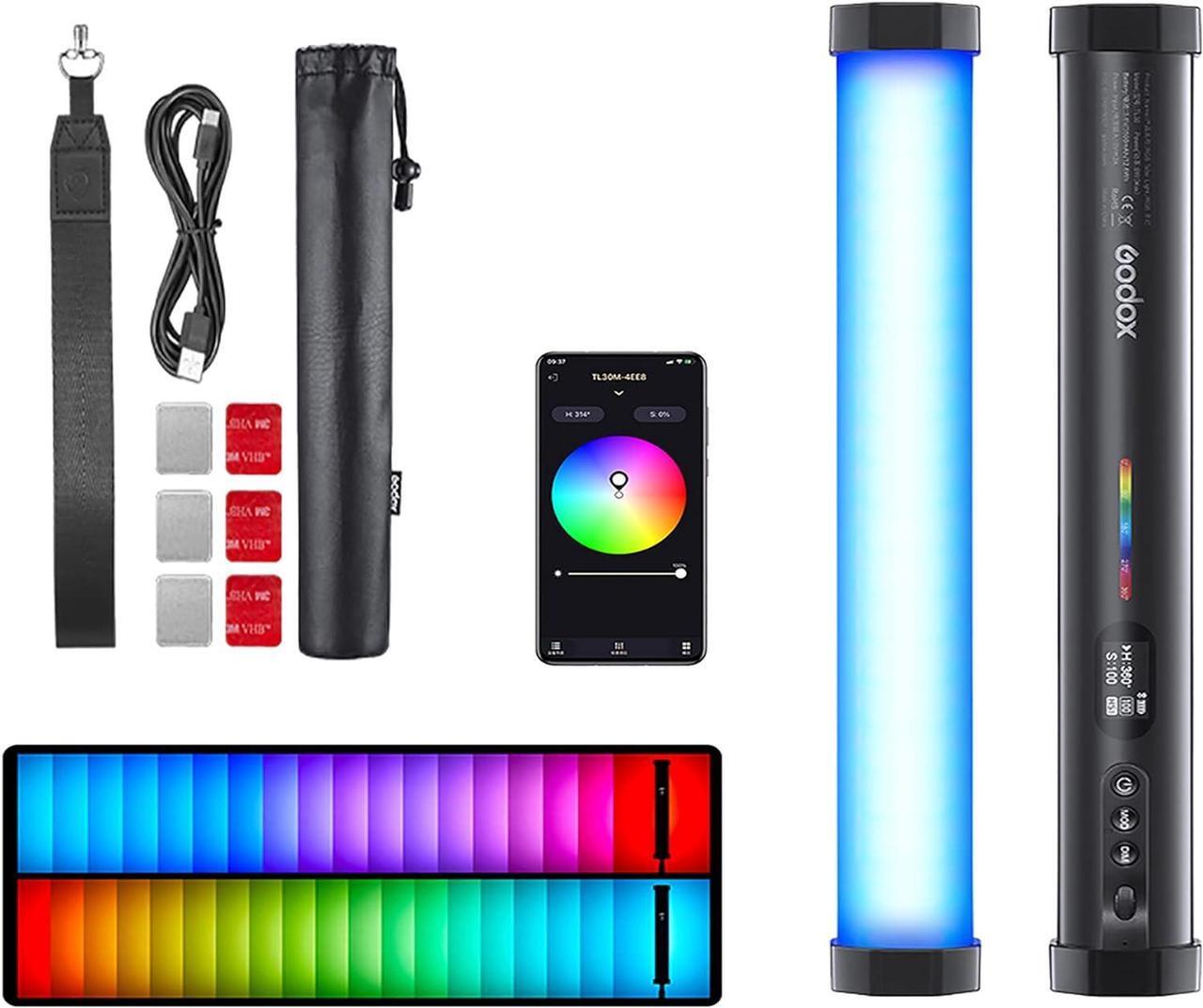 Main image of Godox TL30 RGB Tube Light LED Light 8W 2700K-6500K Built-in Lithium Battery Smartphone APP Control (Single Lamp) (Godox TL30)