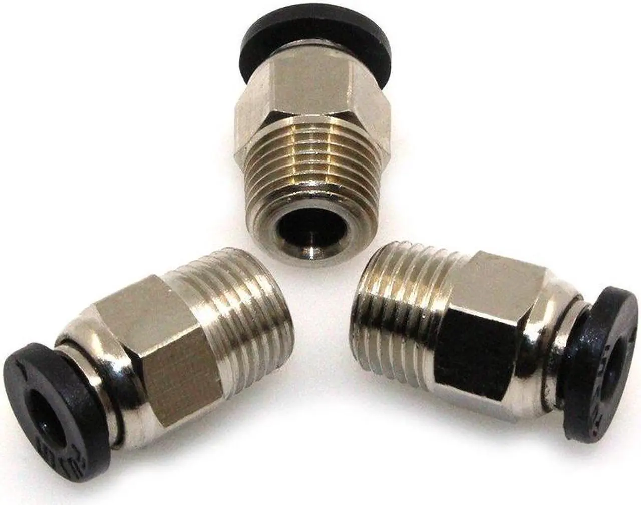 Alt view image 7 of 7 - BIQU PC4-M10 Pneumatic Connector Fittings Bowden Tube Coupler Male Straight PTFE Tube Push for E3D-V6 Bowden Extruder Compatible with Ender-3 Ender-3 V2 3D Printers (Pack of 10pcs)