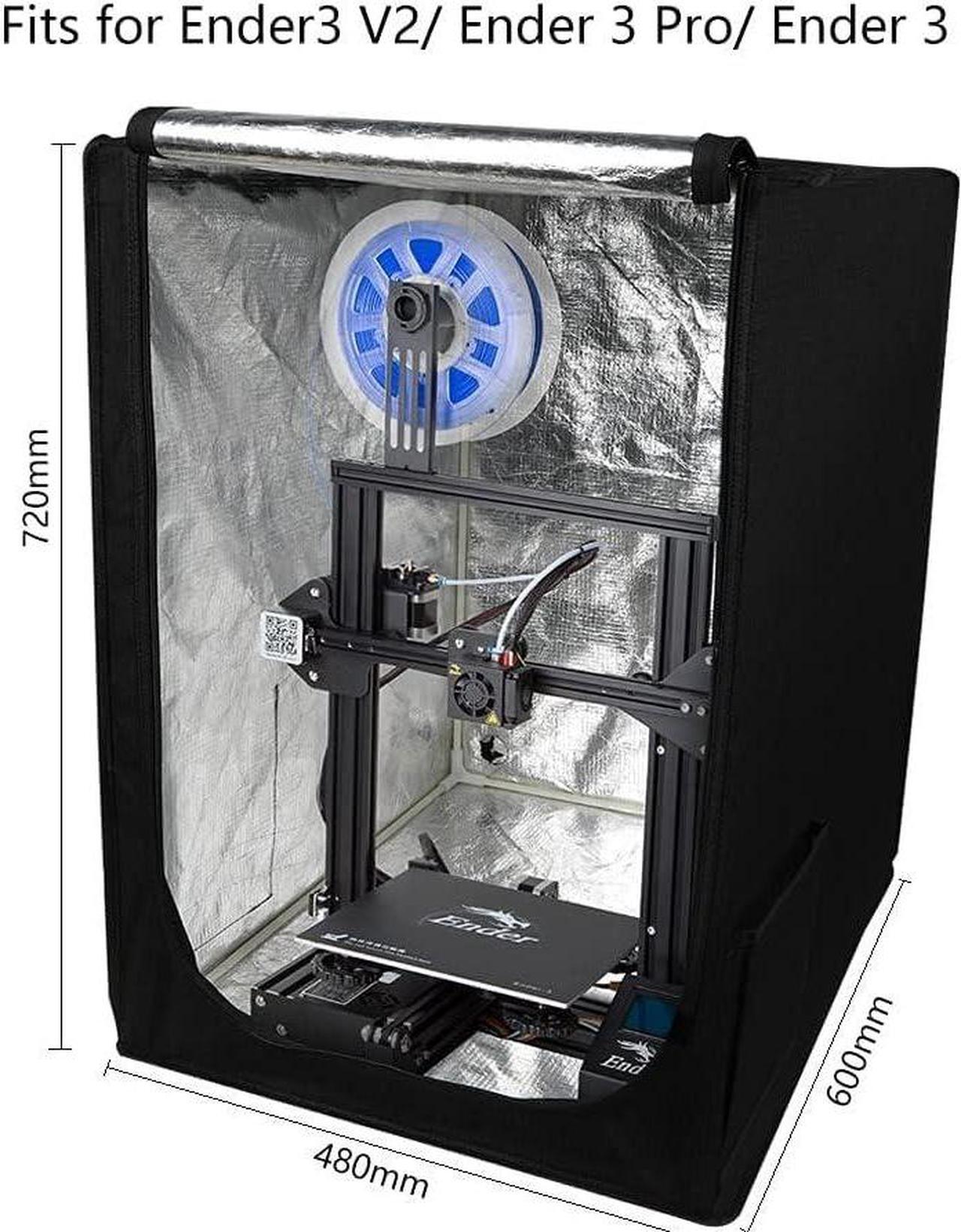 Alt view image 2 of 7 - Creality Ender 3D Printer Enclosure Fireproof and Dustproof Tent Constant Temperature Protective Cover Room for Creality Ender 3V2/Ender 3V2 Neo/Ender 3S1/Ender 3Pro/Ender 3/Ender 3Neo 3D Printer