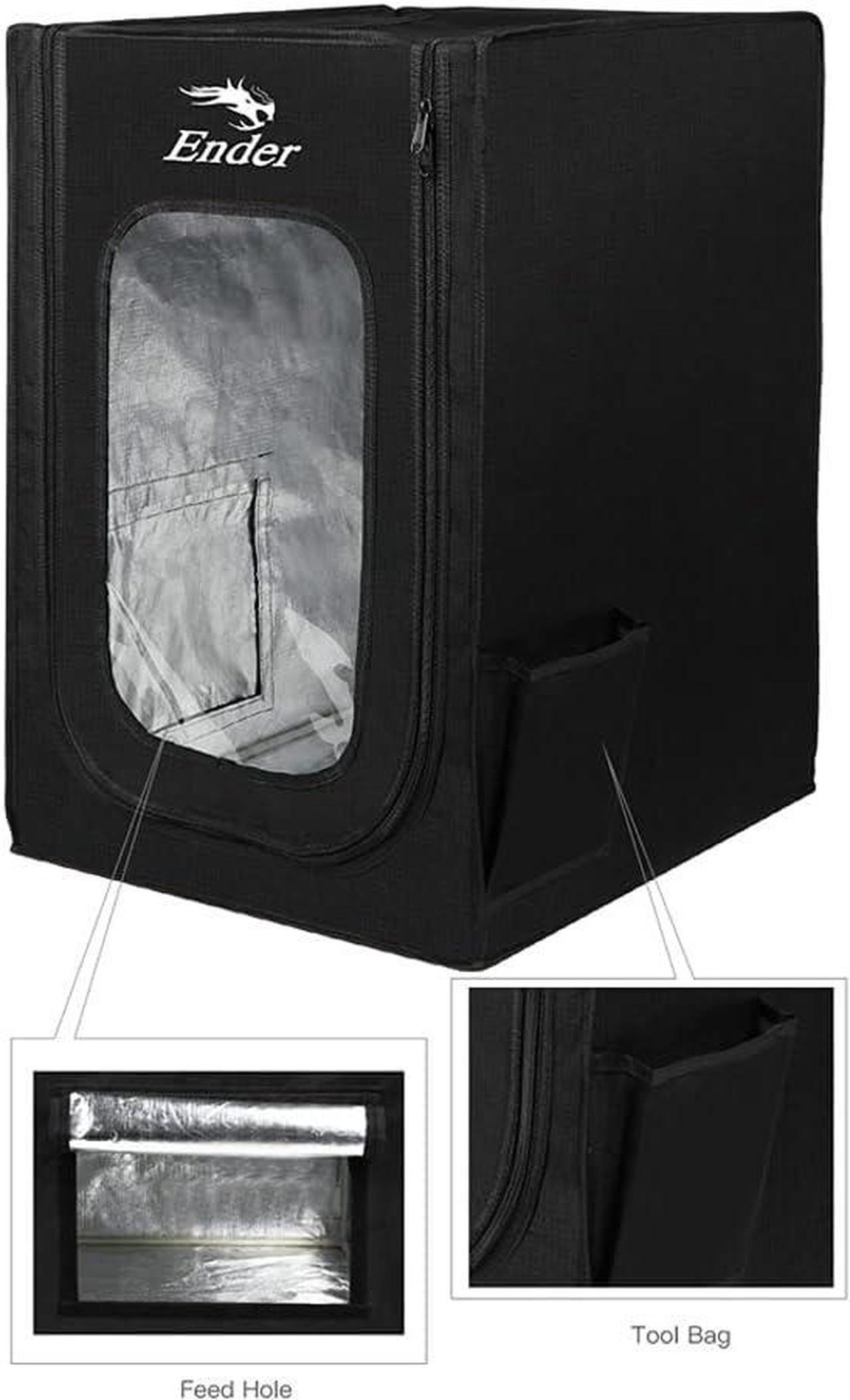 Alt view image 4 of 7 - Creality Ender 3D Printer Enclosure Fireproof and Dustproof Tent Constant Temperature Protective Cover Room for Creality Ender 3V2/Ender 3V2 Neo/Ender 3S1/Ender 3Pro/Ender 3/Ender 3Neo 3D Printer