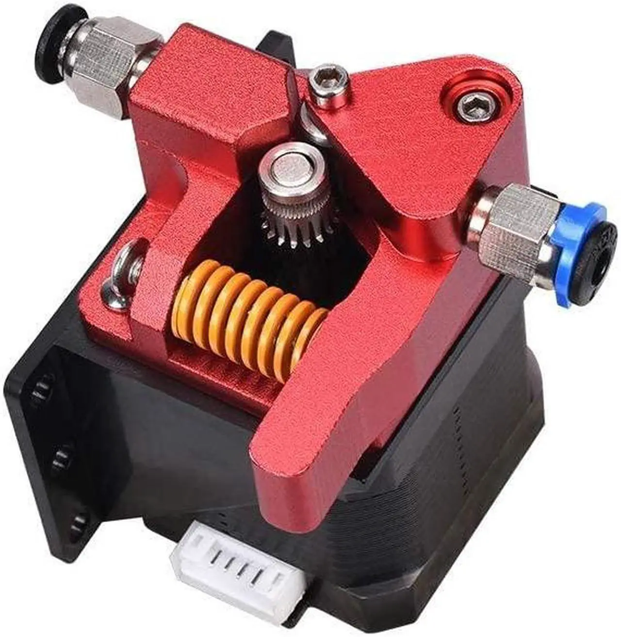 Main image of Bigtreetech Upgrade Dual Gear Extruder, Double Gear MK8 Extruder 3D Printer Dual Driver Stock Feeder All Metal 1.75mm Filament Extruder Kit for CR-10S Pro/CR-10/ Ender 3 V2/Ender 3/Ender 3 Pro Series