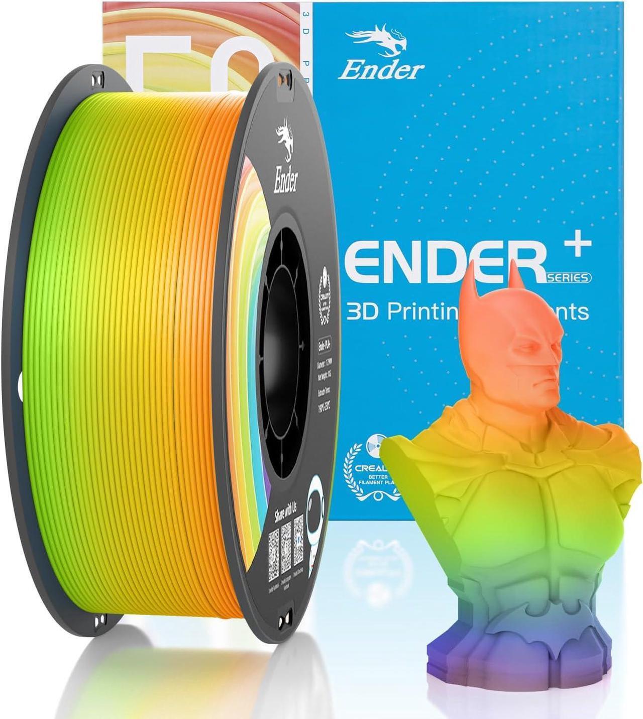 Main image of Official Creality PLA Filament Pro Rainbow, 1.75mm 3D Printer Filament, Ender PLA + (Plus) Printing Filament, 1kg Spool (2.2lbs), Dimensional Accuracy ±0.02mm. Fit Most 3D Printers