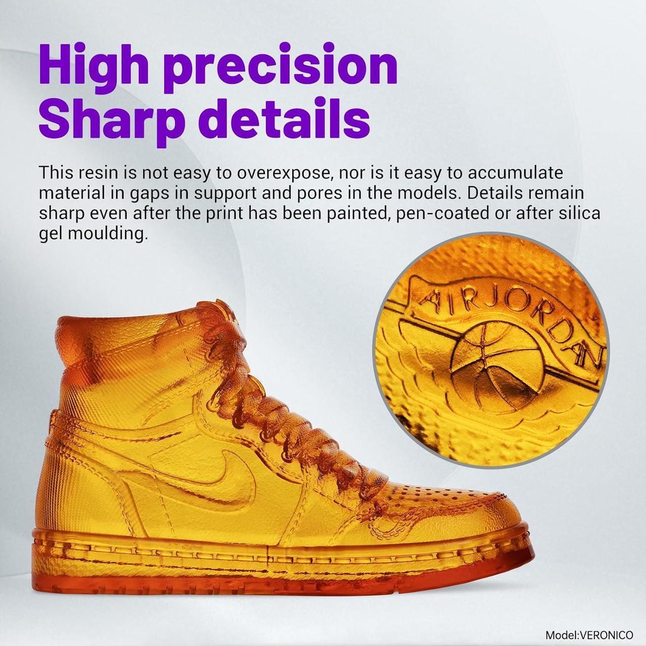 Alt view image 5 of 7 - RESIONE 3D Printer Resin, Water Fairy Water-Washable Resin with High-Speed Printing Excellent Fluidity and Almost Odorless Printing Resin