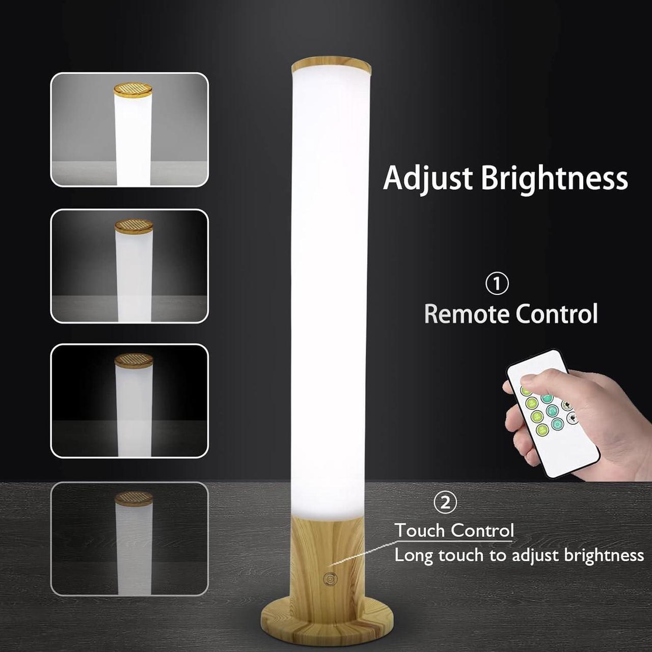 Alt view image 3 of 7 - Light Therapy Lamp 10000 Lux, Happy Sun Lamp UV-Free with 3 Color Temperatures, Adjustable Brightness,Timer & Memory Function, Bright Sunlight Lamps, Full Spectrum Light Perfect for Home, Office