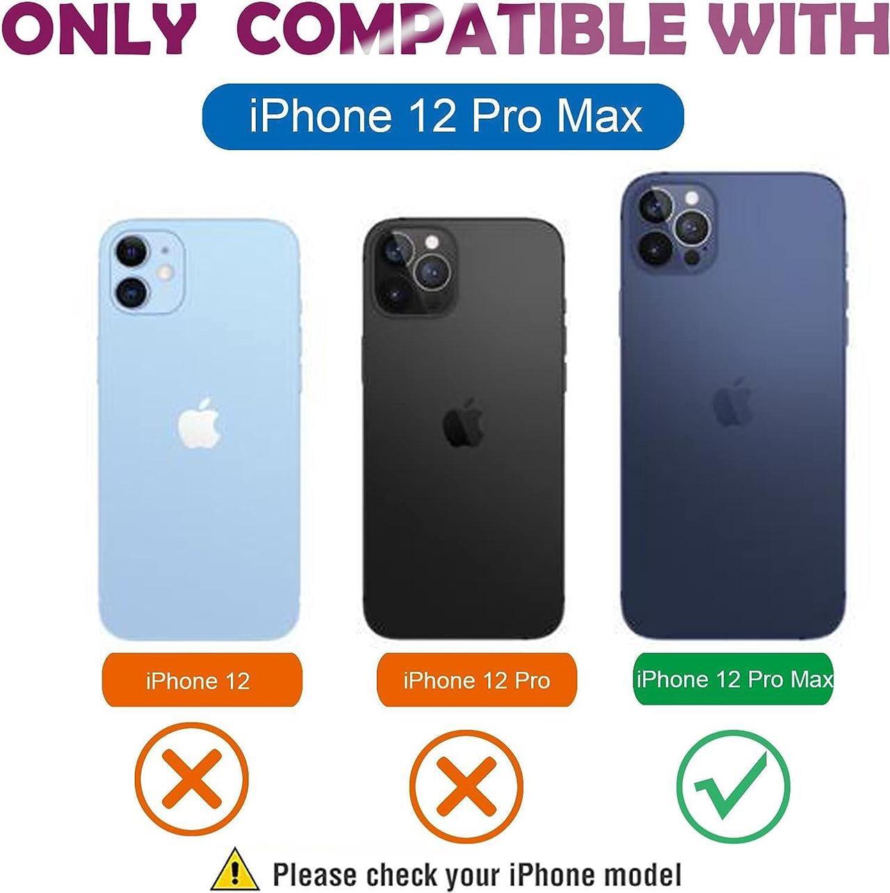 Alt view image 2 of 6 - MGQILING Compatible with iPhone 12 Pro Max Magnetic Glitter Case, Luxury Plating Cute Bling Clear Phone Case, Compatible with MagSafe for Women Girls with Camera Protector Back Cover - Blue