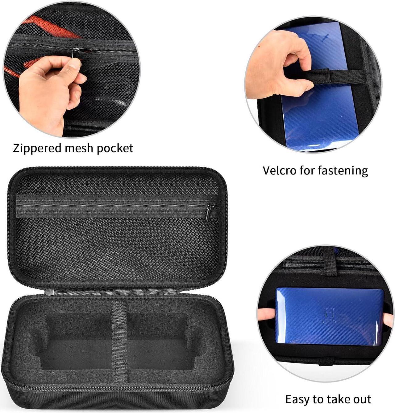 Alt view image 4 of 7 - ANKHOH Case for Halo Automotive Bolt Air 58830 mWh/57720/USB 58830/ACDC Max 55500 Portable Emergency Power Kit.Car Jump Starter Charger Phone Laptop Bank Holder AC Outlet Accessories,Black-Box Only