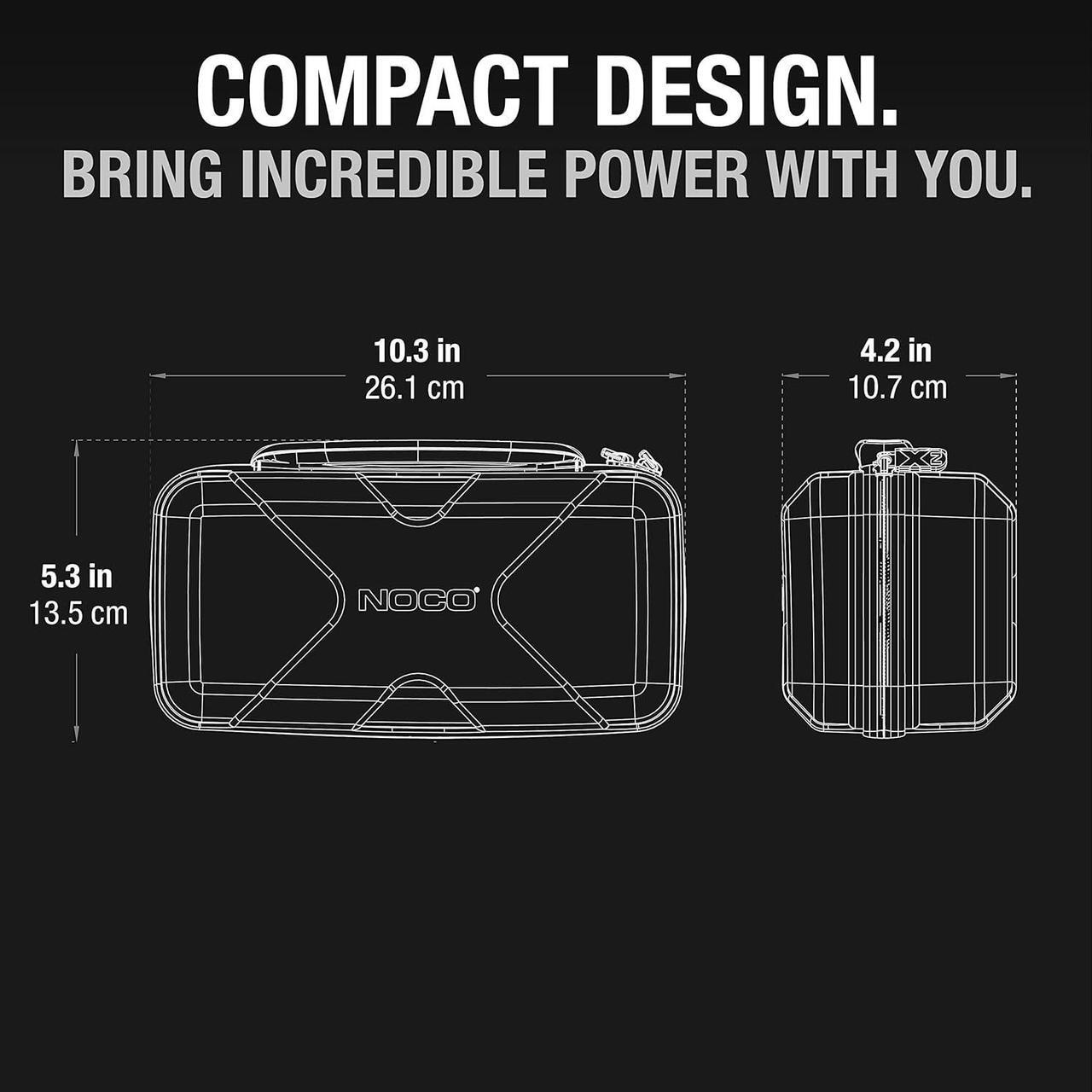 Alt view image 7 of 7 - NOCO GBC101 Boost X EVA Protection Case for GBX45 UltraSafe Lithium Jump Starters