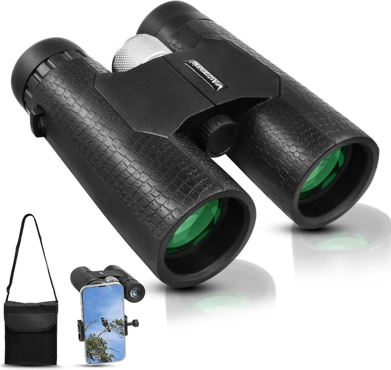 Main image of Astromania 10x42 Compact Binoculars -BK7 Prism -Gifts for Traveling, Wildlife, Concerts and Theater, Bird Watching, Camping and Sport Games